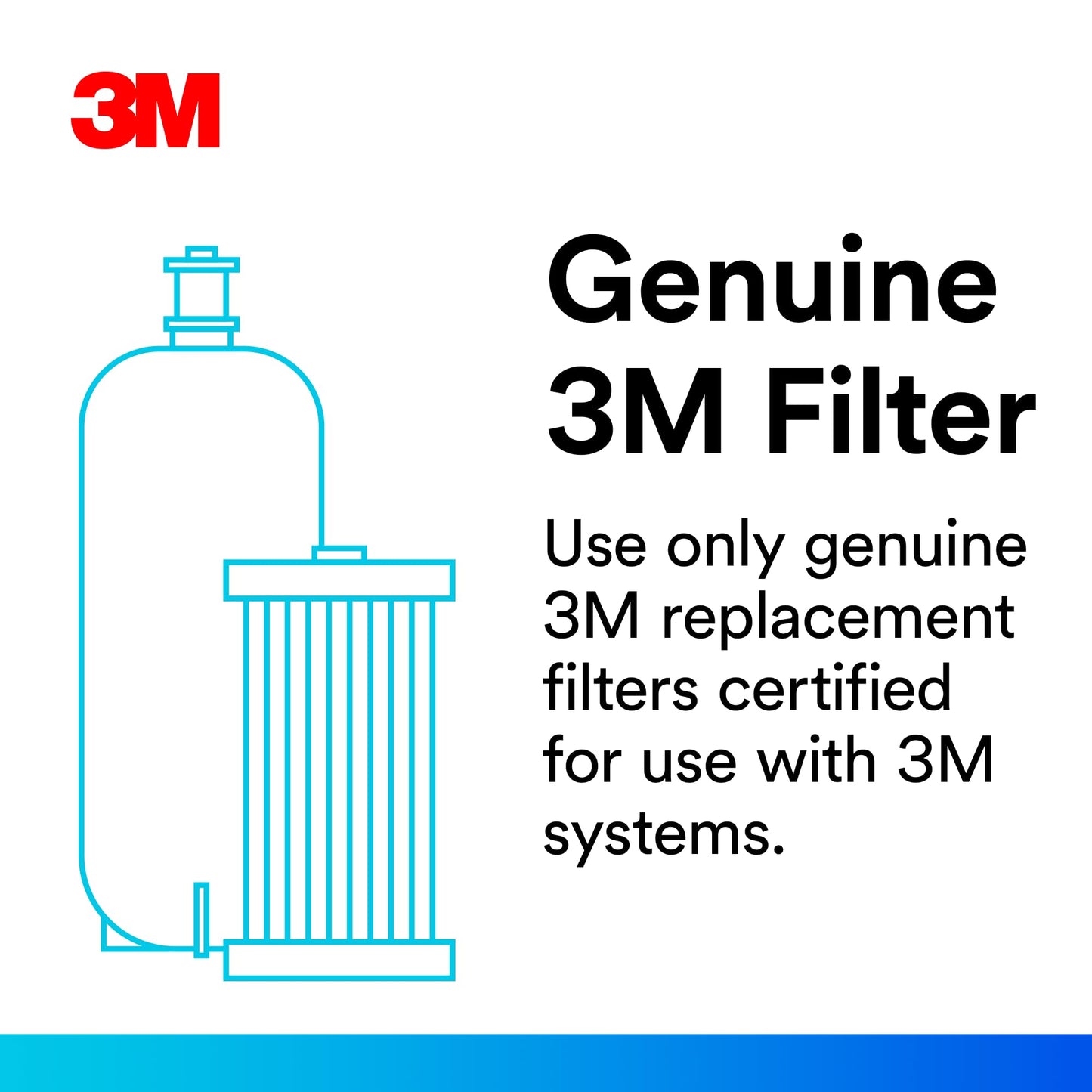 Sistema de Filtro de Agua Filtrete Azul y Blanco con Capacidad para la Casa Entera