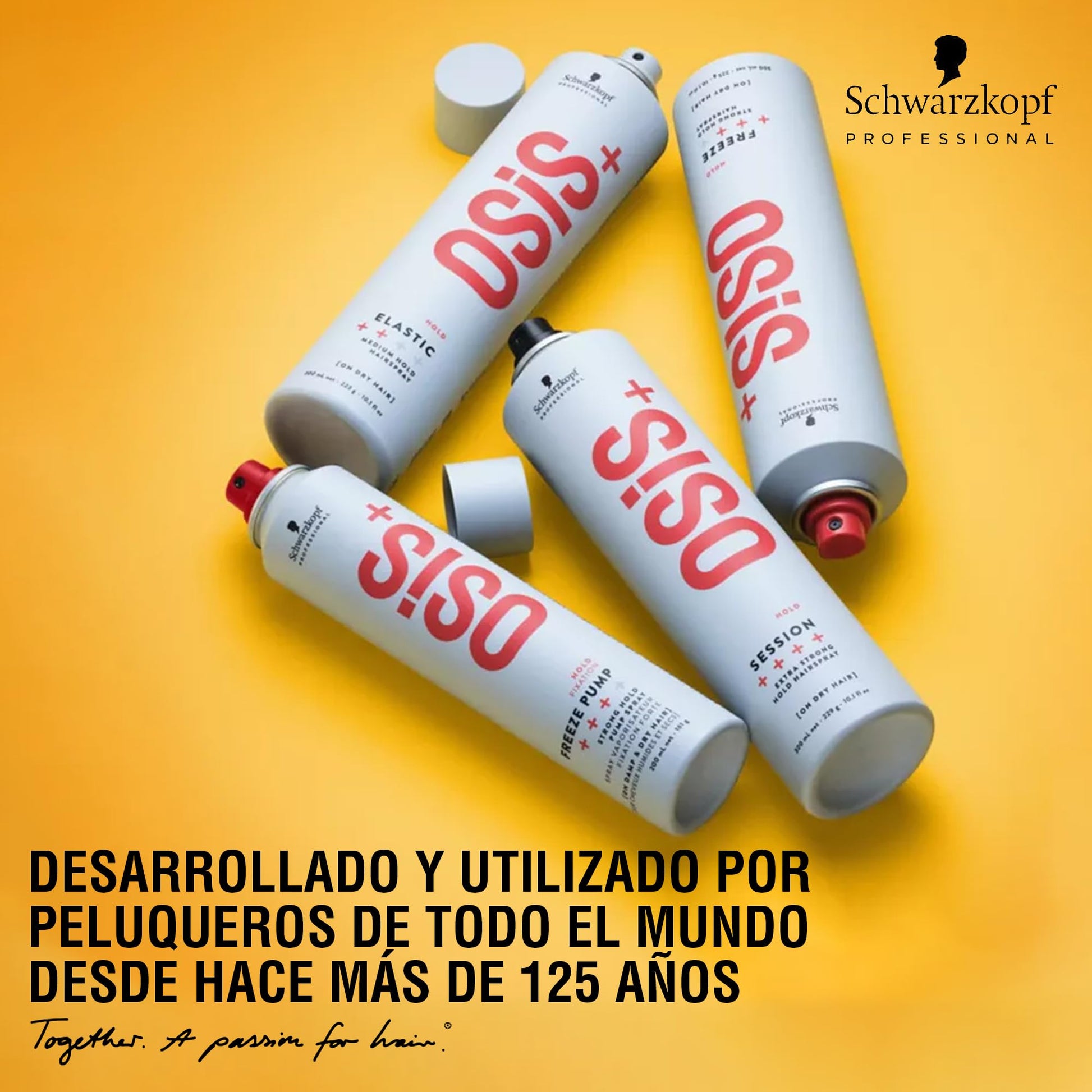 Laca OSIS Fijación Fuerte Secado Rápido Protección Térmica