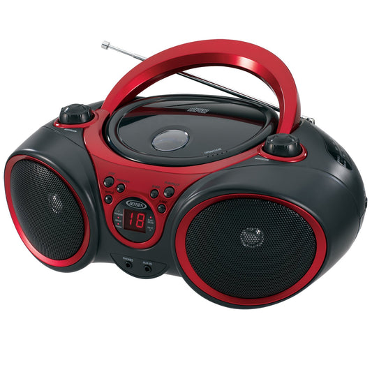 Jensen CD-490 Reproductor de CD estéreo Deportivo con Radio Am/FM y Entrada de línea Auxiliar
