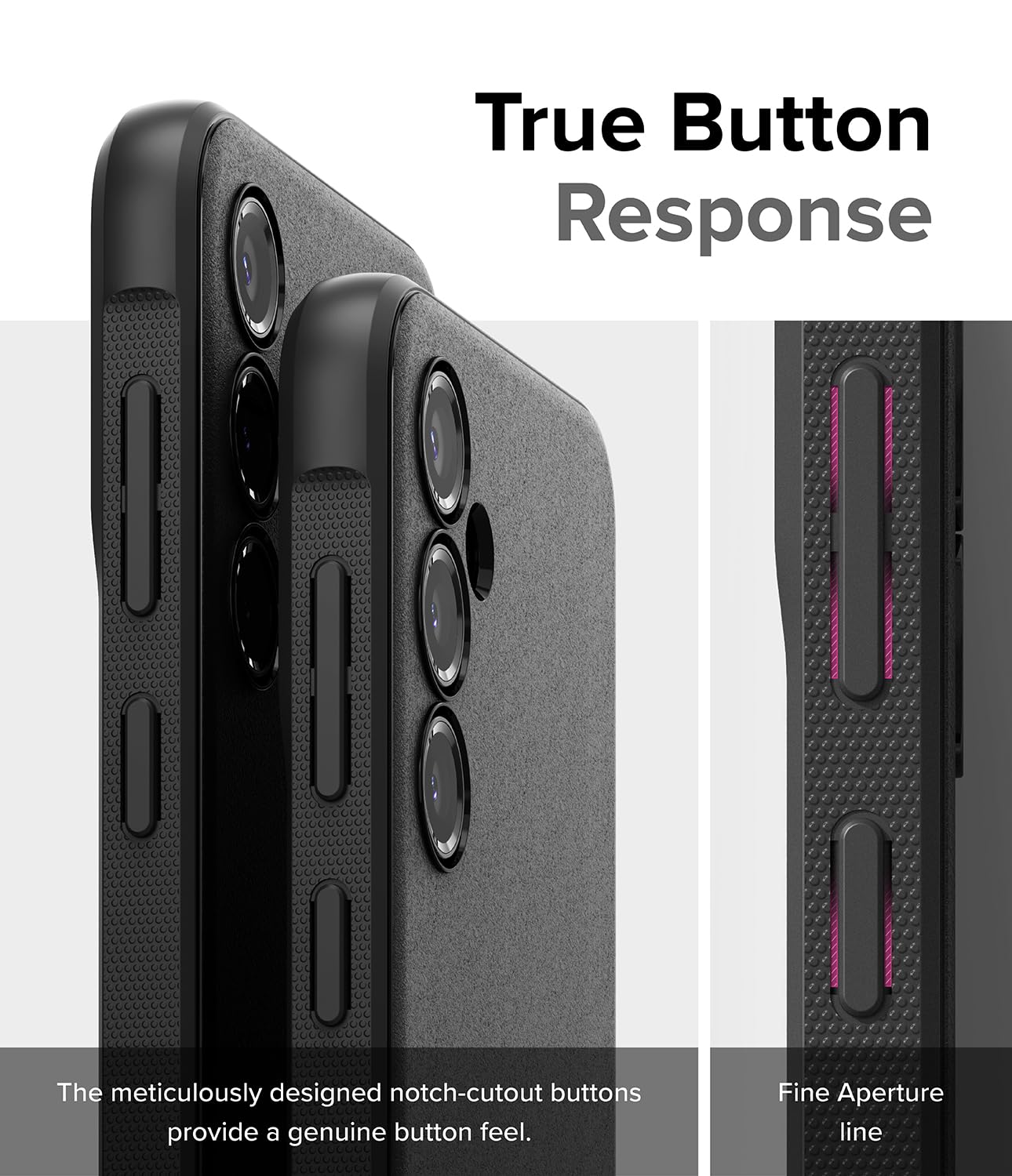 Funda Samsung Galaxy S23 FE Ringke Onyx Negro Antihuellas y Antideslizante