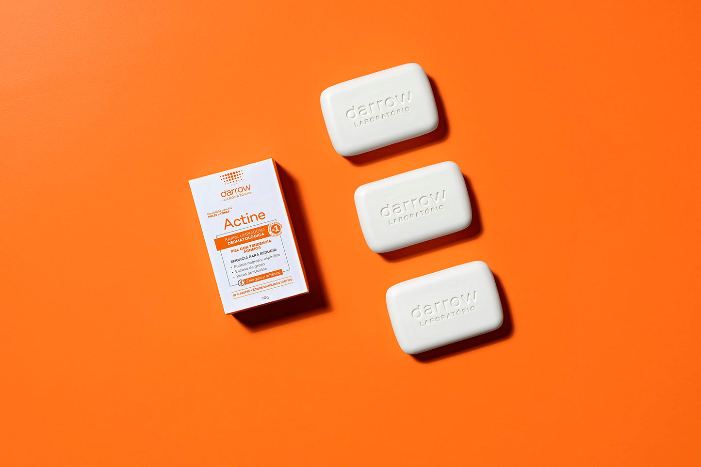 Darrow Actine, Barra Limpiadora con Vitamina C, Piel Grasa