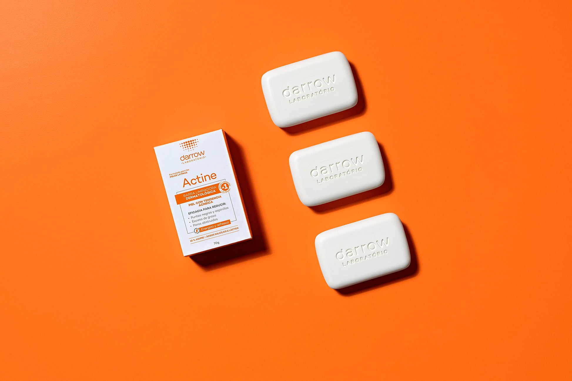 Darrow Actine, Barra Limpiadora con Vitamina C, Piel Grasa