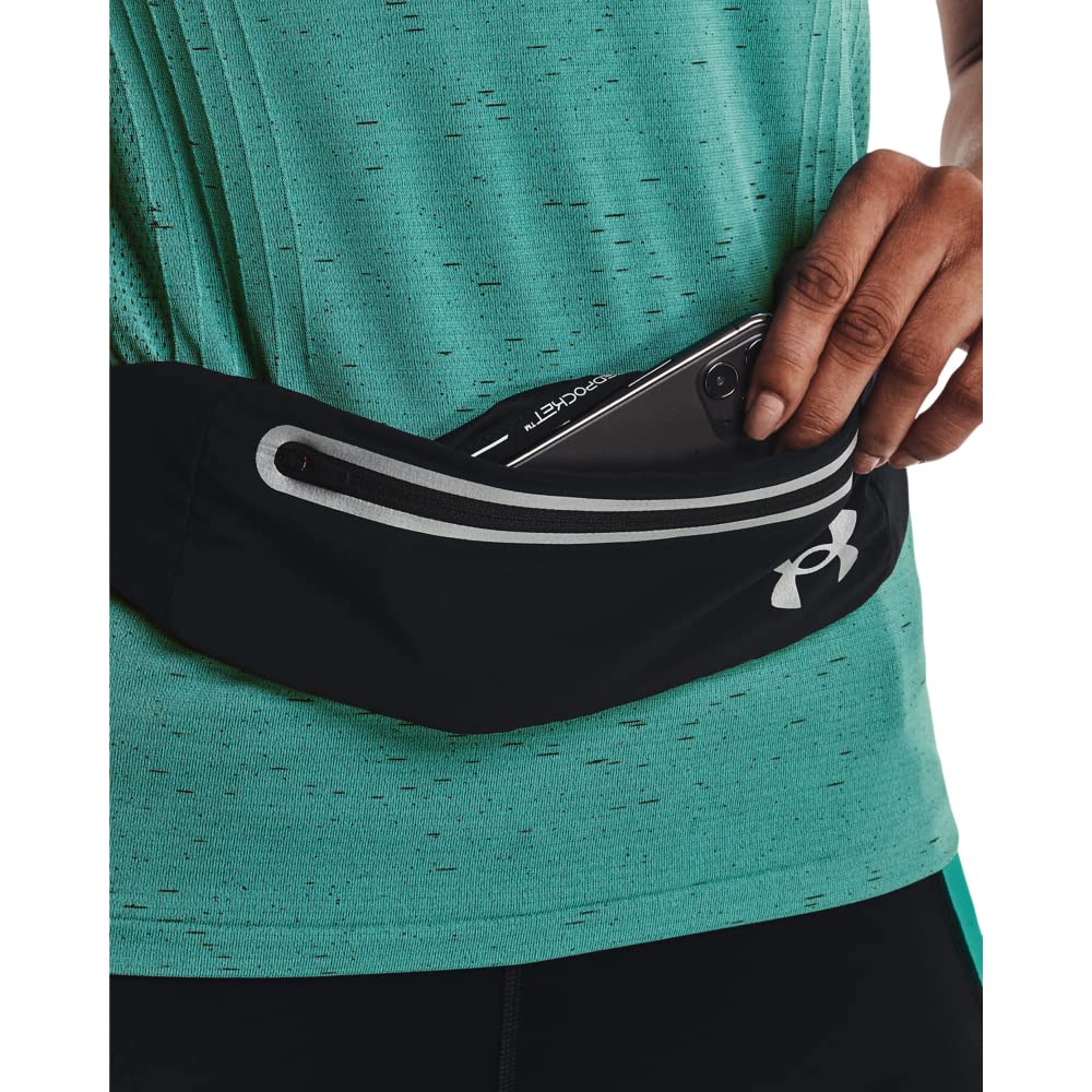Cangurera Under Armour Negra Flex Speedpocket Run Belt para Correr
