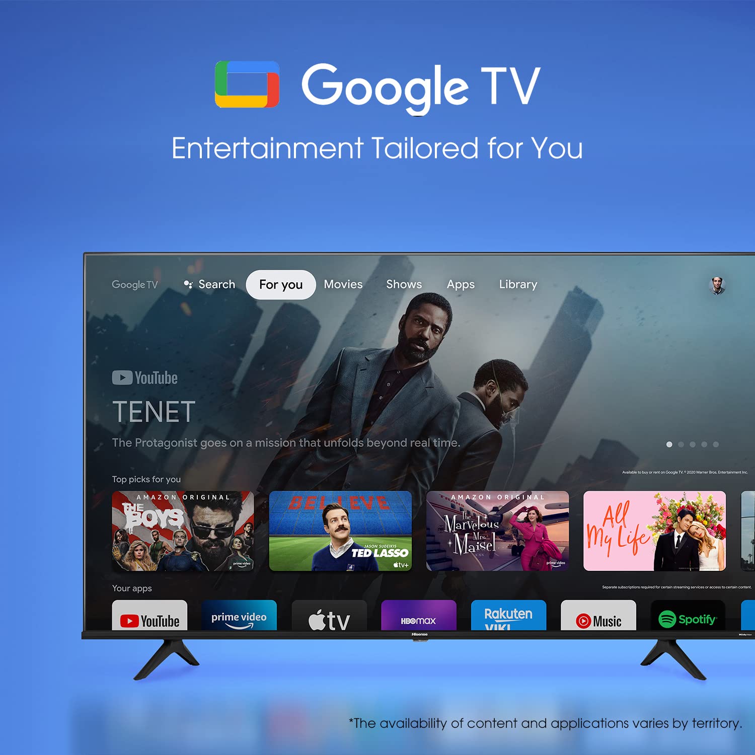 Hisense Pantalla LED Smart TV de 70 Pulgadas 4K 70a6h
