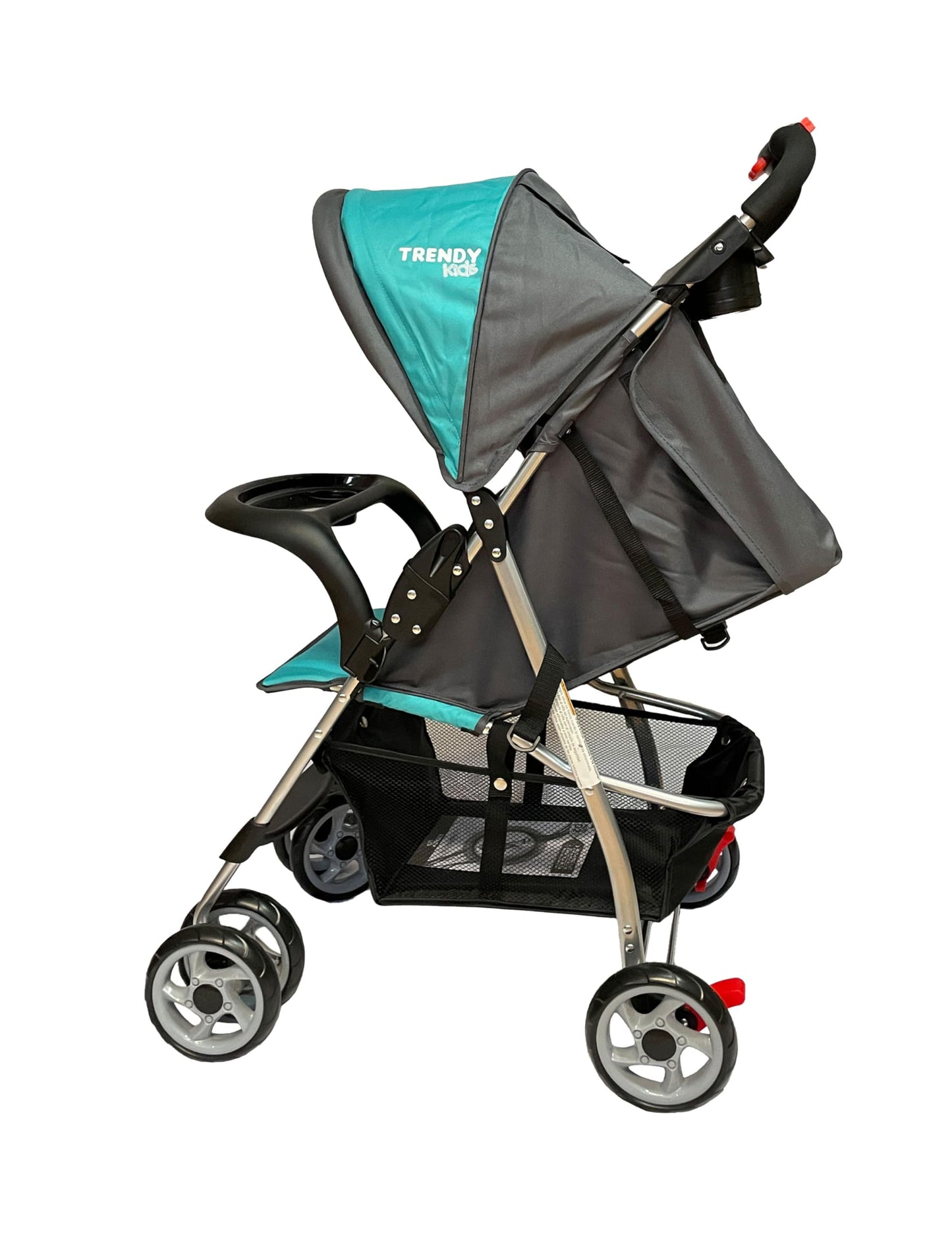 Carriola TRENDY KIDS Aqua Ligera y Plegable con un Solo Movimiento para Bebé