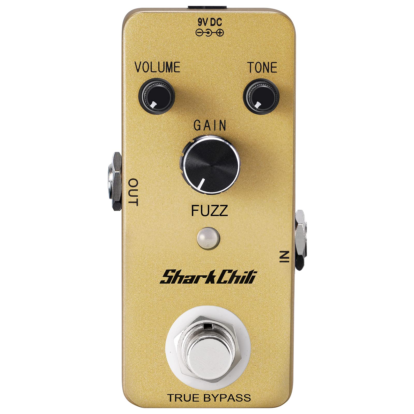 Efecto Único para Guitarra Eléctrica SharkChili Bypass Verdadero Fuzz