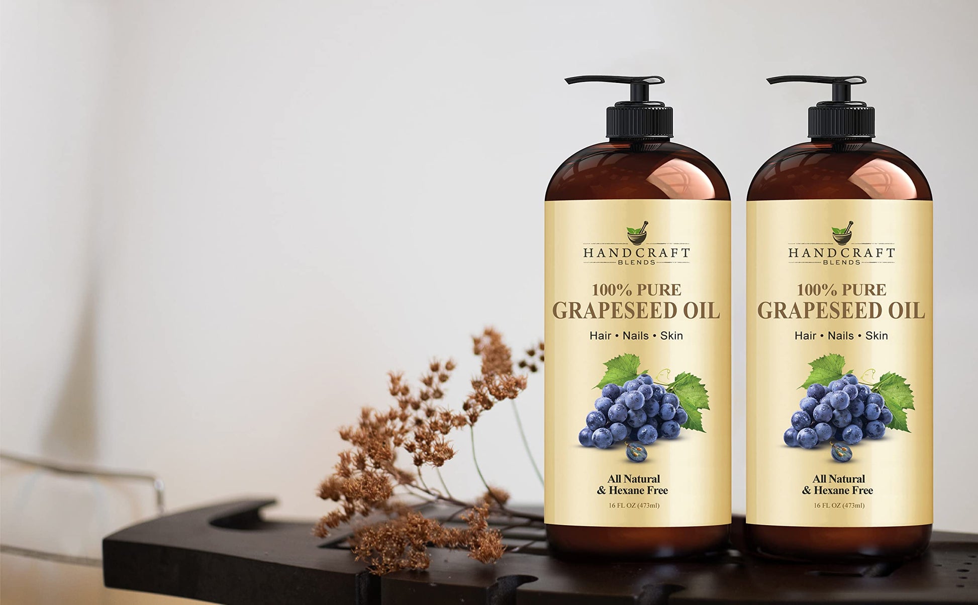 Aceite de Semilla de Uva Artesanal 100% Puro Natural Grado Terapéutico para Aromaterapia