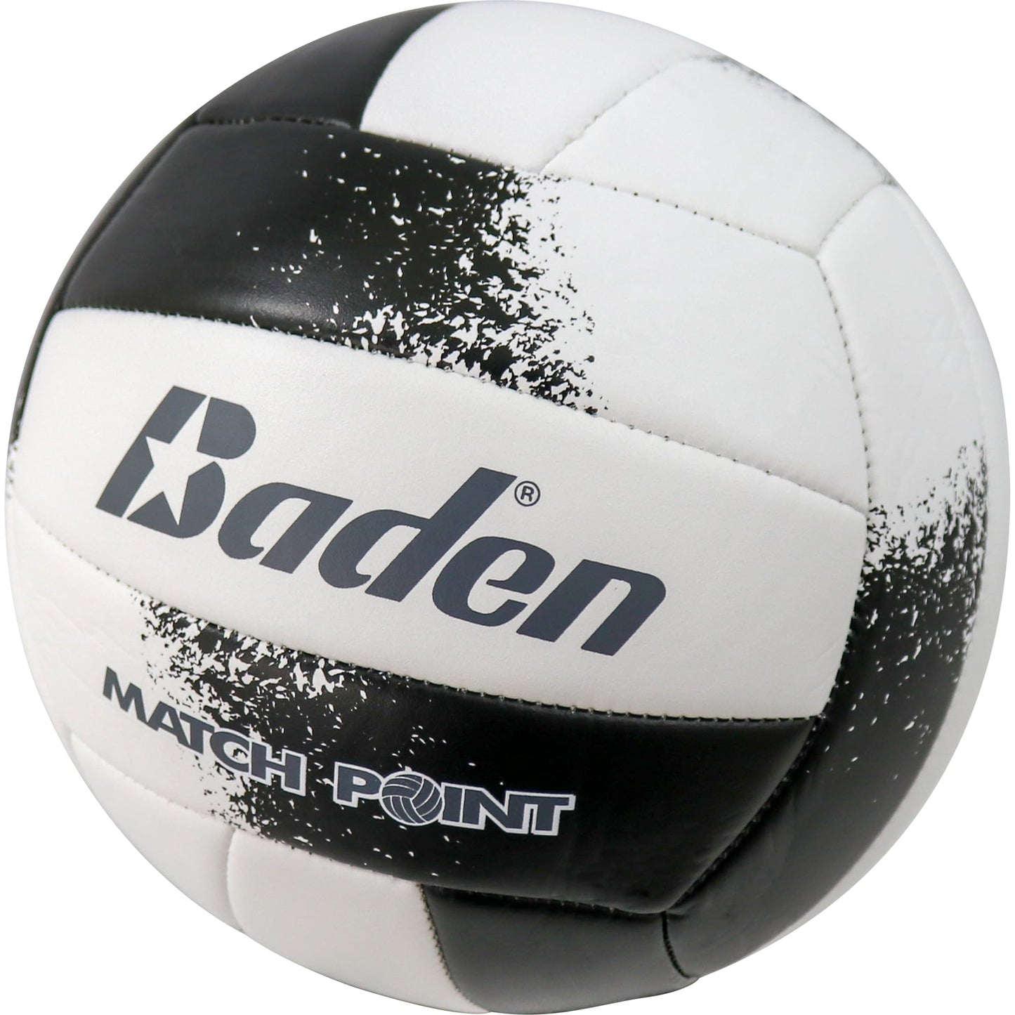 Baden MatchPoint - Balón de Voleibol, Negro/Blanco, Talla 5