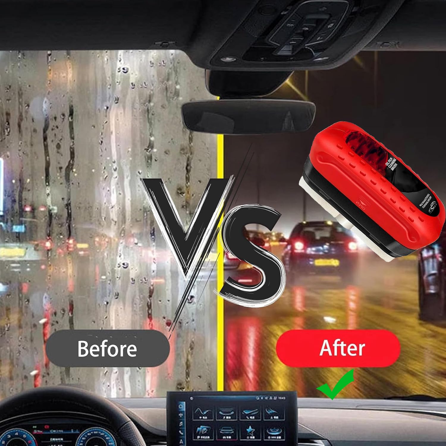 Limpiacristales MCSWKEY Hidrofóbico para Parabrisas Automotriz