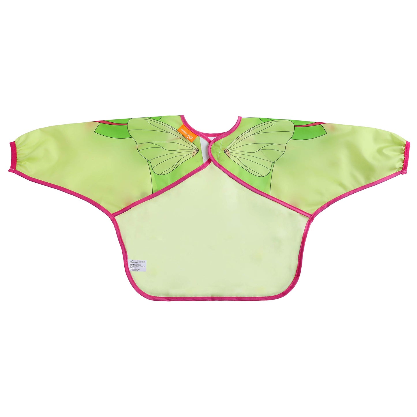 Dreambaby Baberos de personaje para niña: Hada y Veterinaria, 2 piezas, manga larga, Plástico impermeable fácil de limpiar, con bolsillo, ideal para comer o pintar, 1 a 4 años