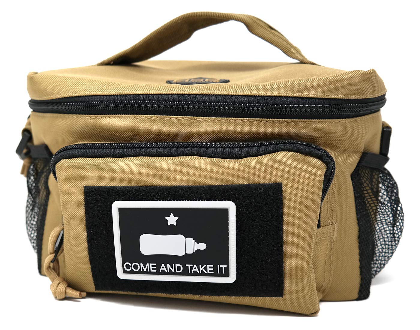 Come and Take It - Bolsa de pañales para biberones de PVC, parche táctico divertido