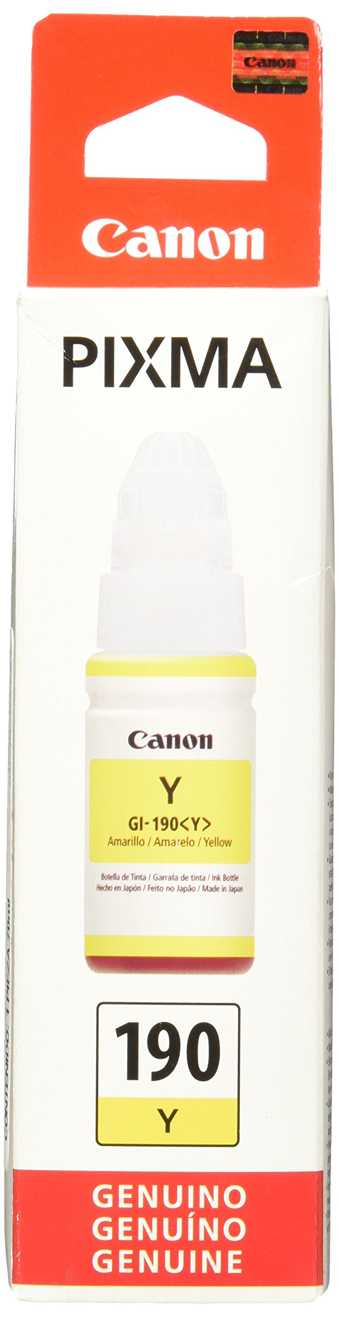 Canon GI-190 BK Lam + CARCNN4730 Tanque de Tinta, Amarillo