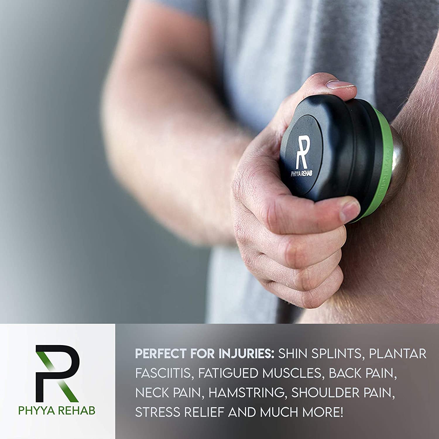 Rodillo de Masaje Frío Phyya Rehab Azul para Músculos de Tejido Profundo y Fascitis Plantar