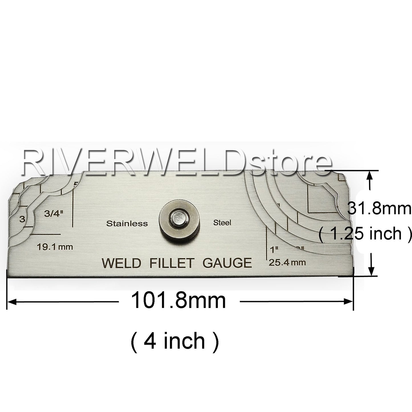 Juego para Soldadura de Filete Riverweld RL con Marcas Métricas e Imperial
