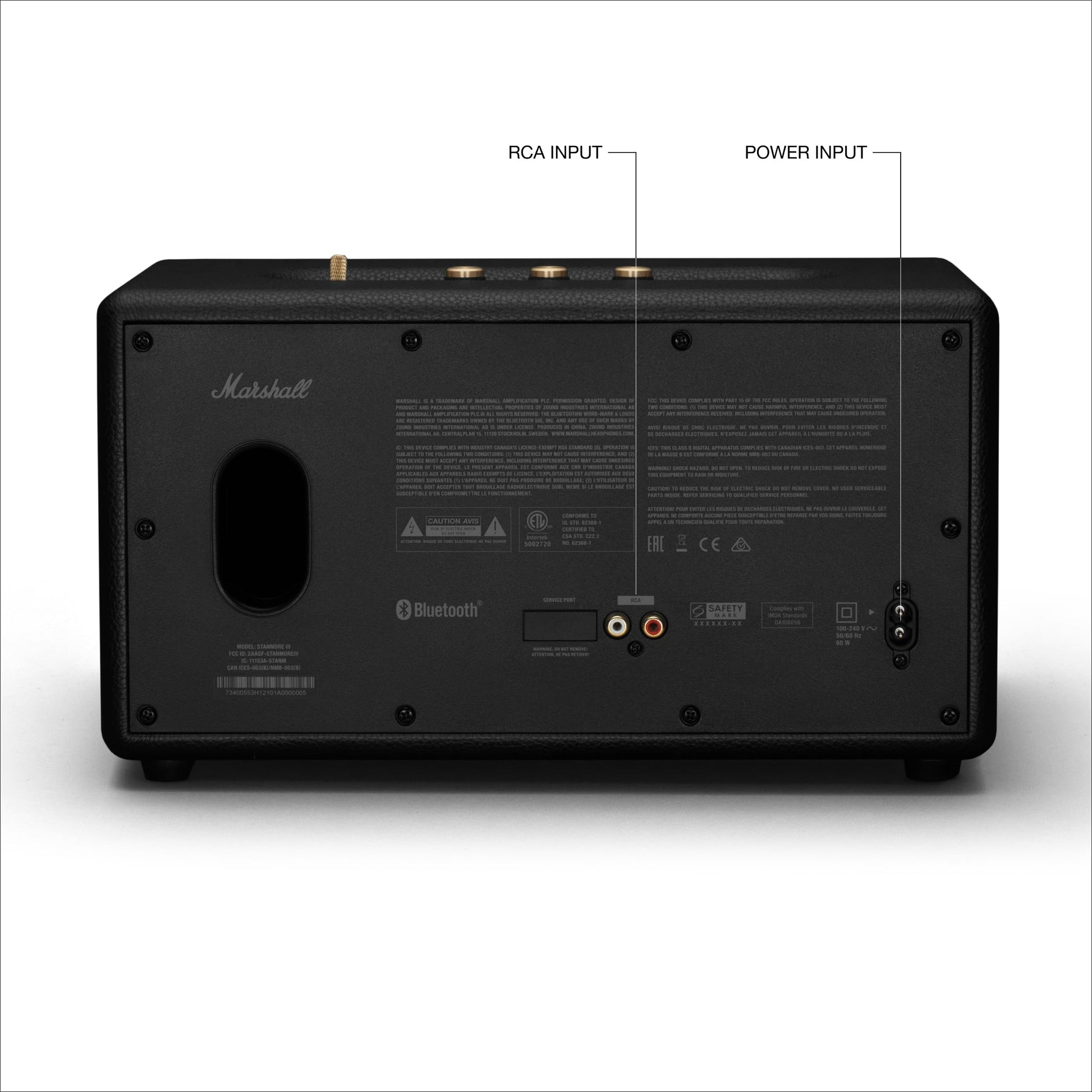 Marshall Stanmore III Bocina Inalámbrica Bluetooth - Negro