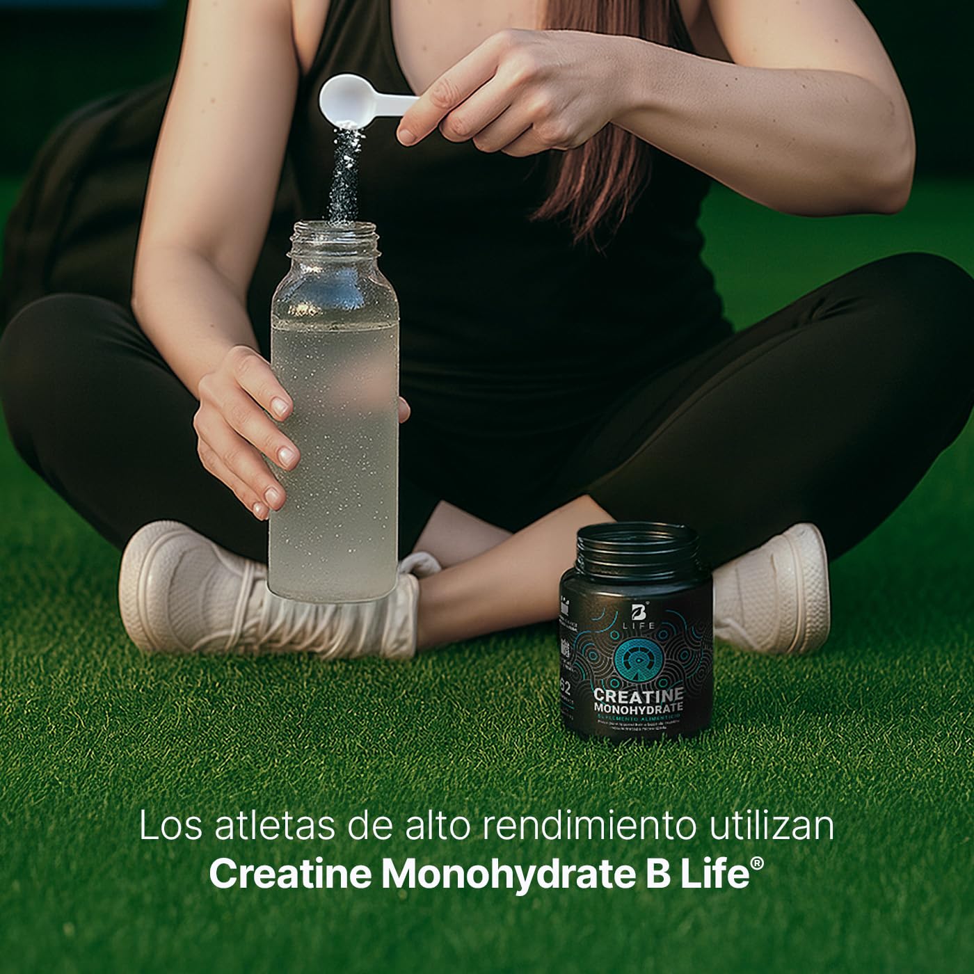 B Life Creatina Monohidratada 310 g en polvo | 62 Servicios | 5 g por porción | Alta Pureza | Creatine Monohydrate.