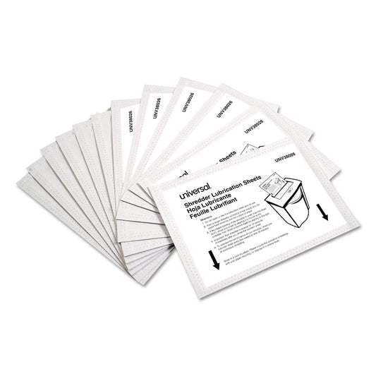 Hojas Trituradoras Lubricantes Universal 5.5" x 2.8 Pulgadas Paquete de 24