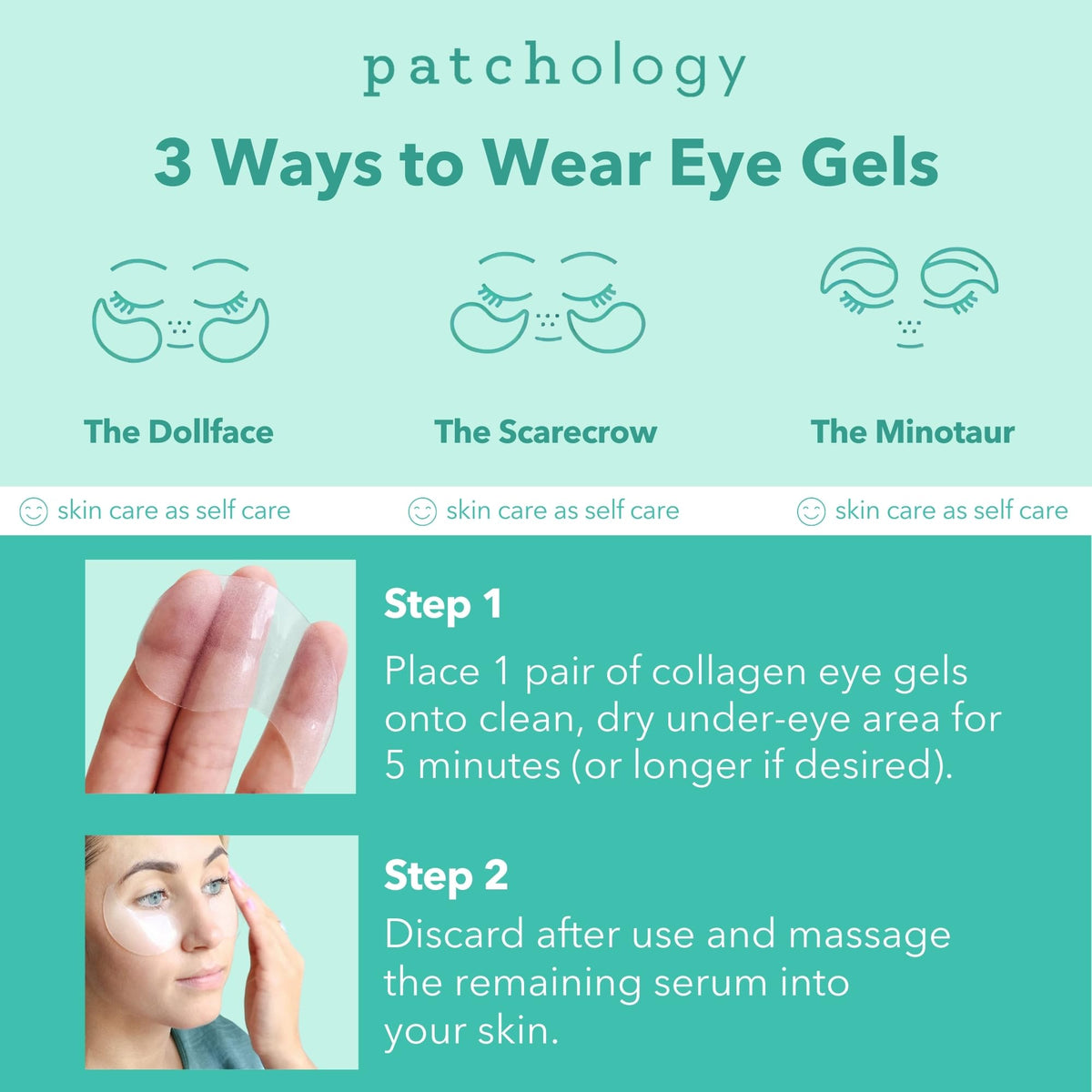 Patchology Skin Treatment Mask Flashpatch Rejuvenating Gels Puffiness