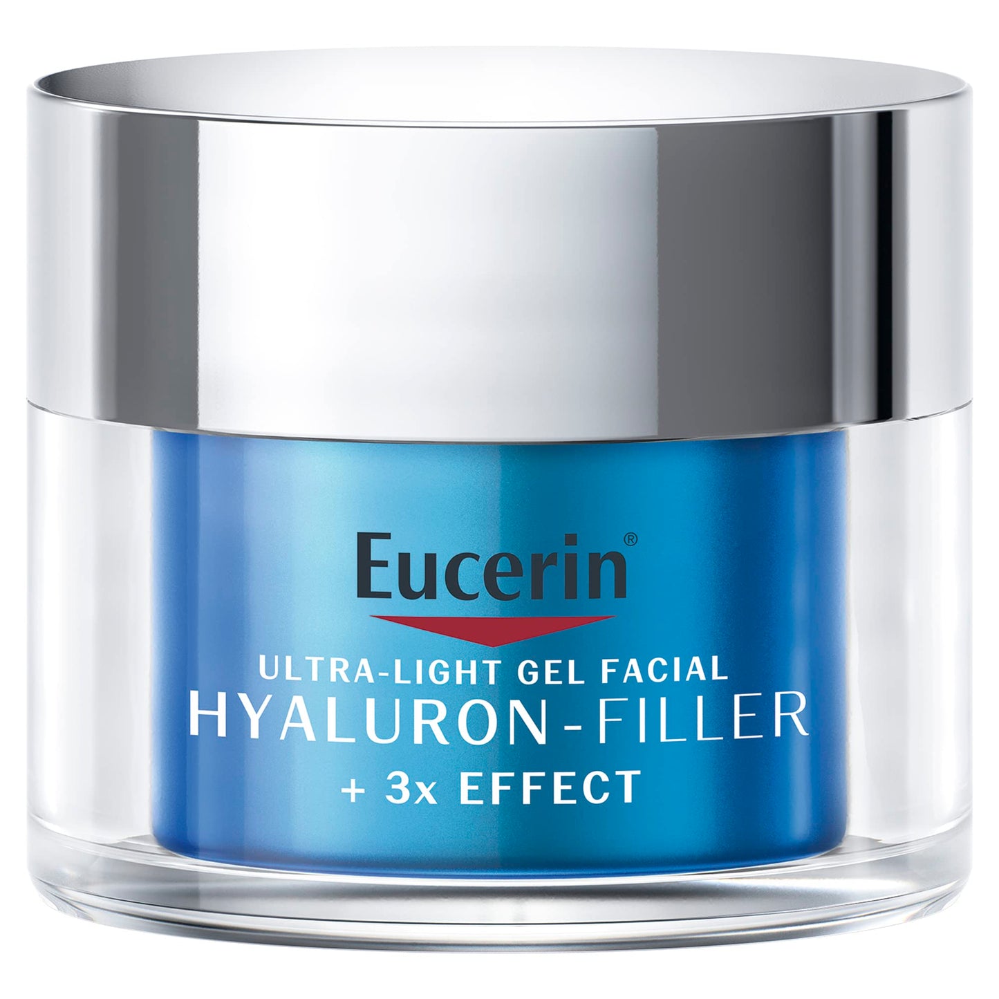 Hyaluron-Filler Ultra-Light Gel Facial Hydrating + Repair 50ml + Protector solar facial efecto mate toque seco Oil Control, 50 ml