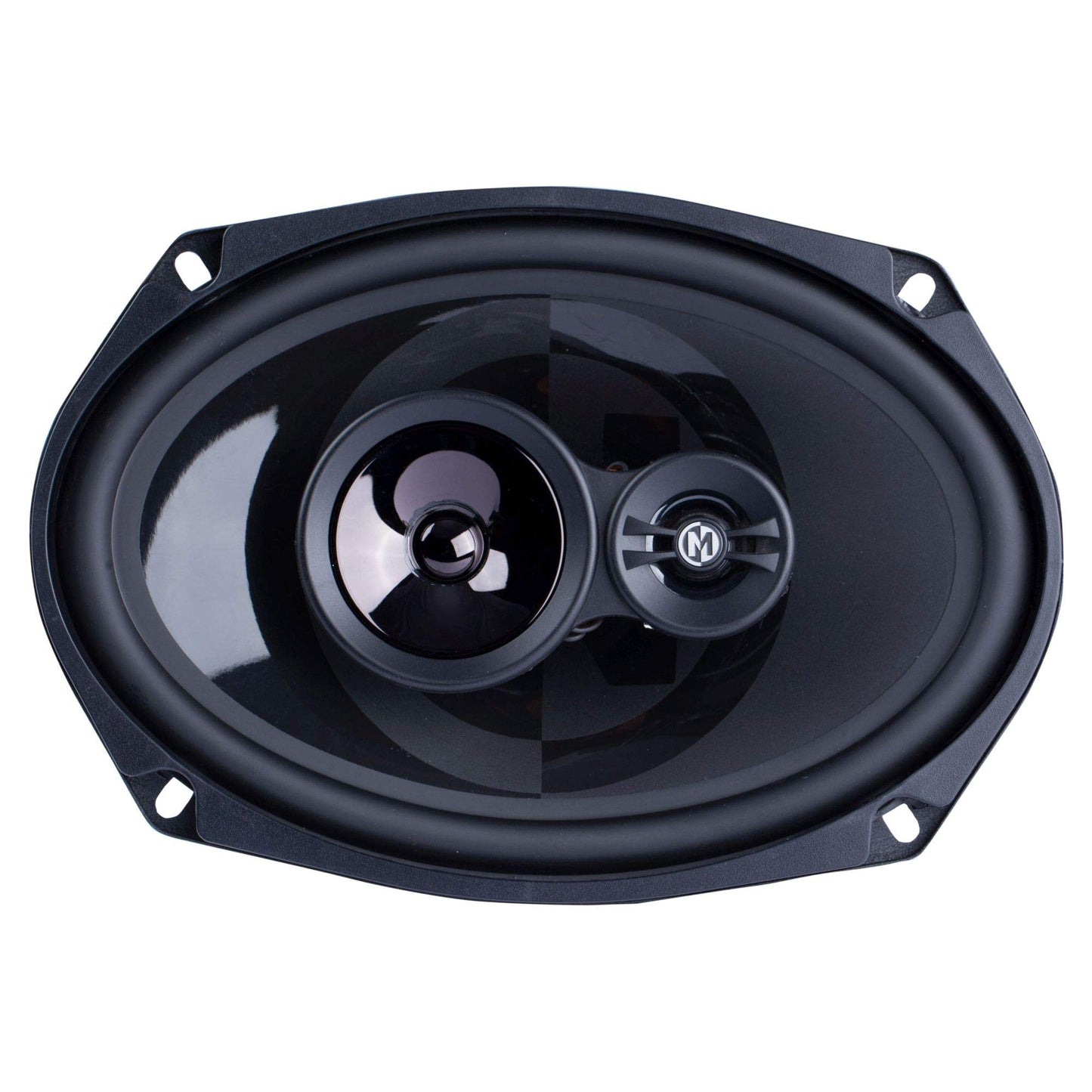 Memphis Audio PRX6903 Power Reference Series 6x9 - Altavoces coaxiales de 3 vías con tweeters giratorios - Par