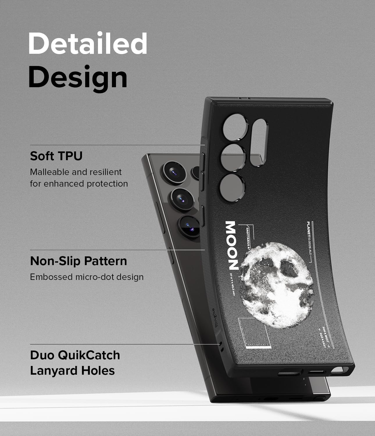 Funda Ringke Onyx Moon Antihuellas y Antideslizante para Samsung Galaxy S24 Ultra