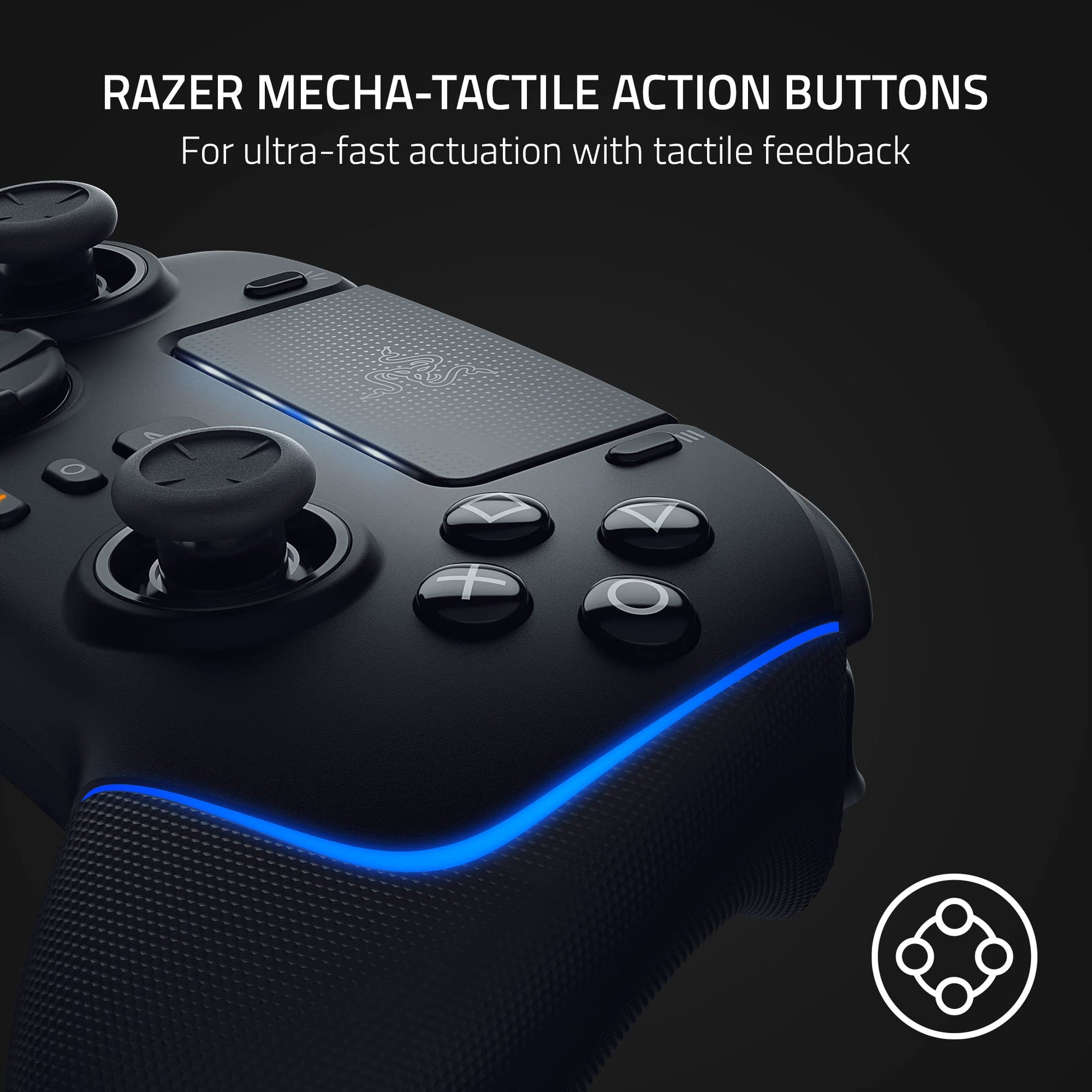 Control Inalámbrico Gaming Profesional Razer Wolverine V2 Pro para Playstation 5 y PC