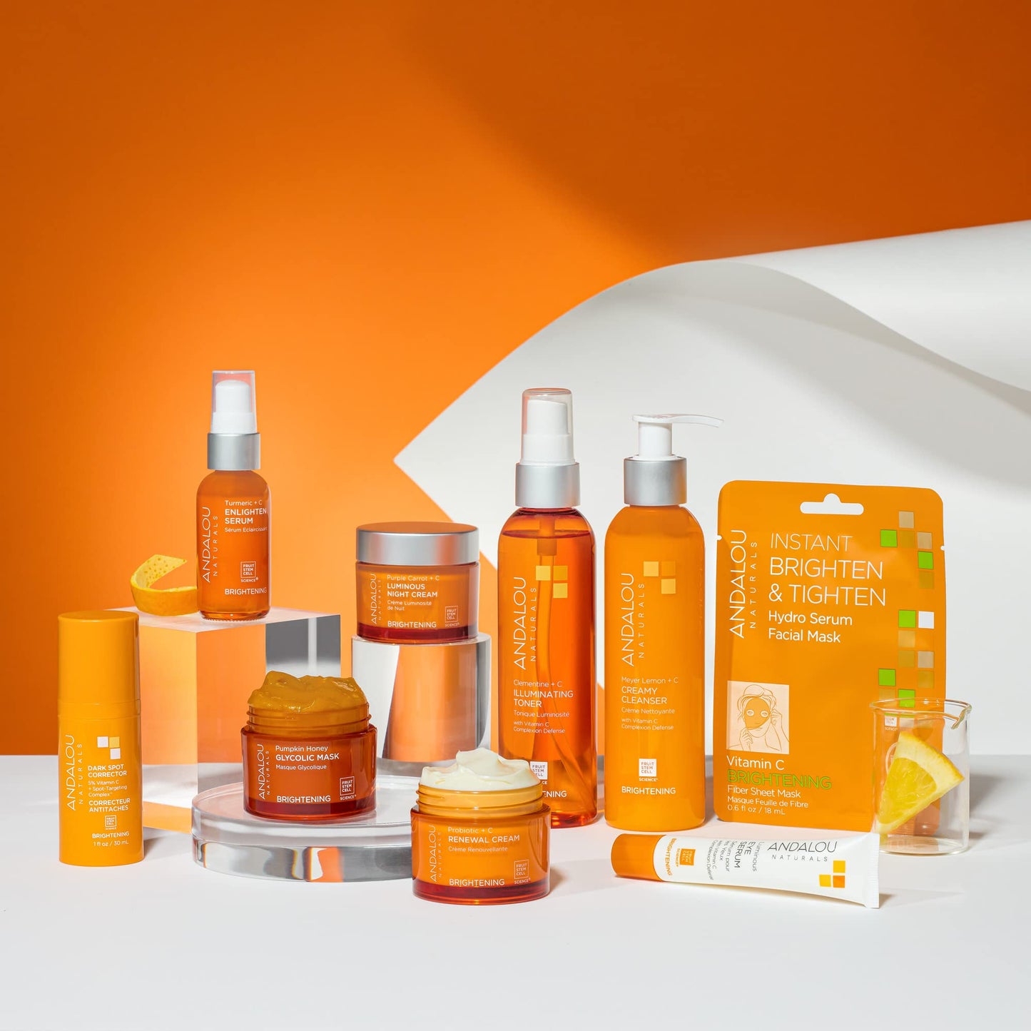 Serum Andalou Naturals Turmeric + Vitamina C - Iluminador y Anti-Edad - 1.1 oz