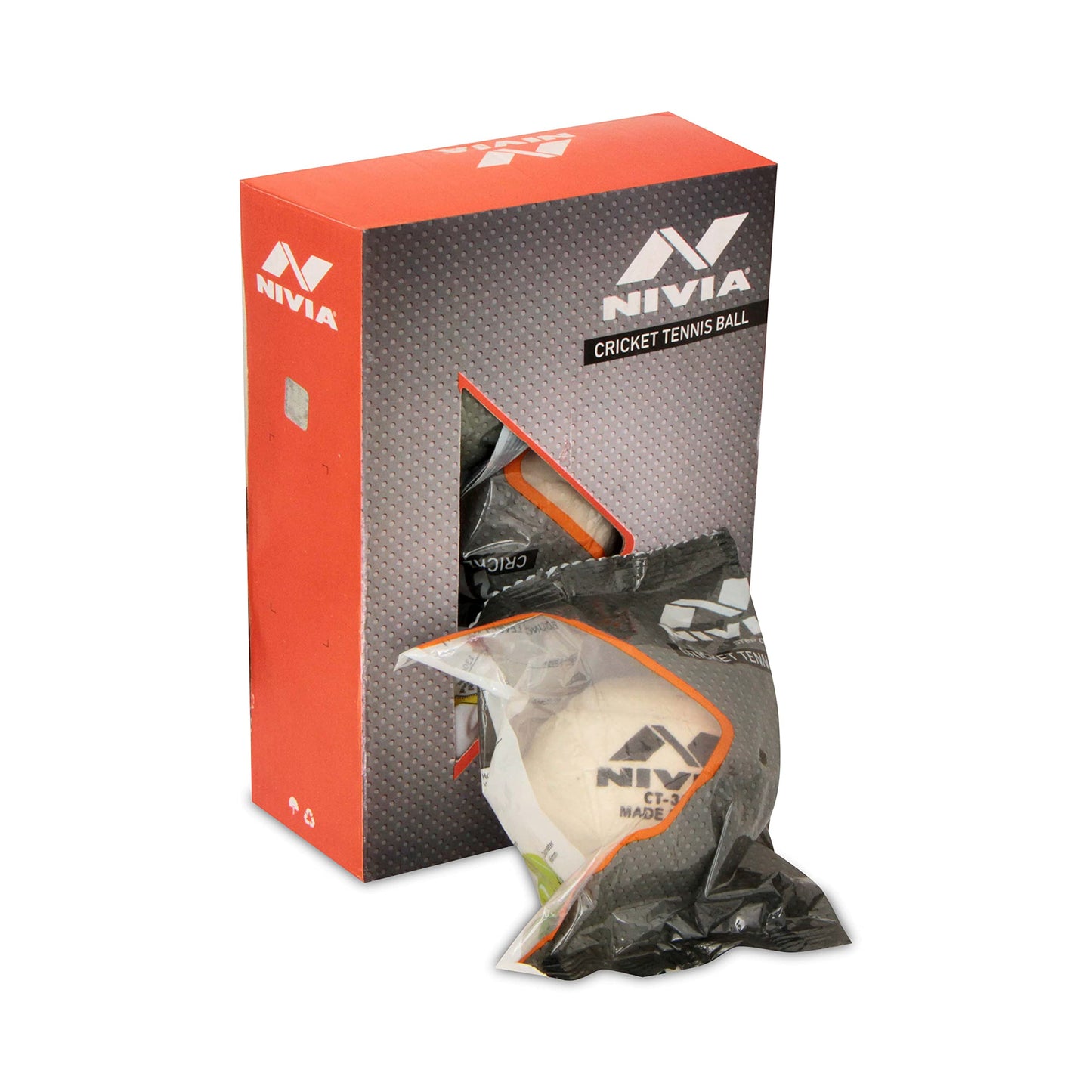Pelota de Cricket Nivia Blanco Pack de 6