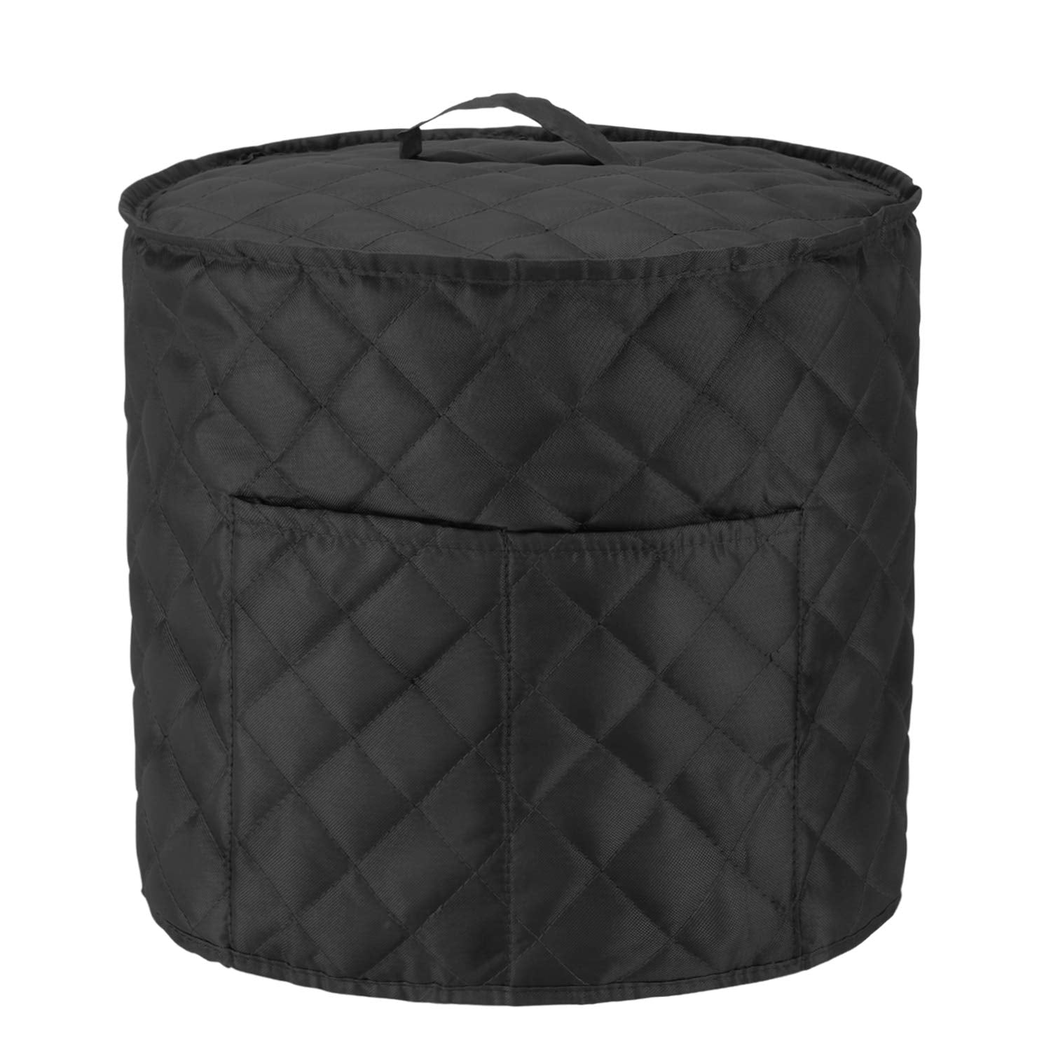 LUXJA - Funda antipolvo compatible con macetas instantáneas de 6 cuartos de galón, funda de tela con bolsillos, se adapta a ollas instantáneas (6 cuartos de galón) y accesorios adicionales, tela