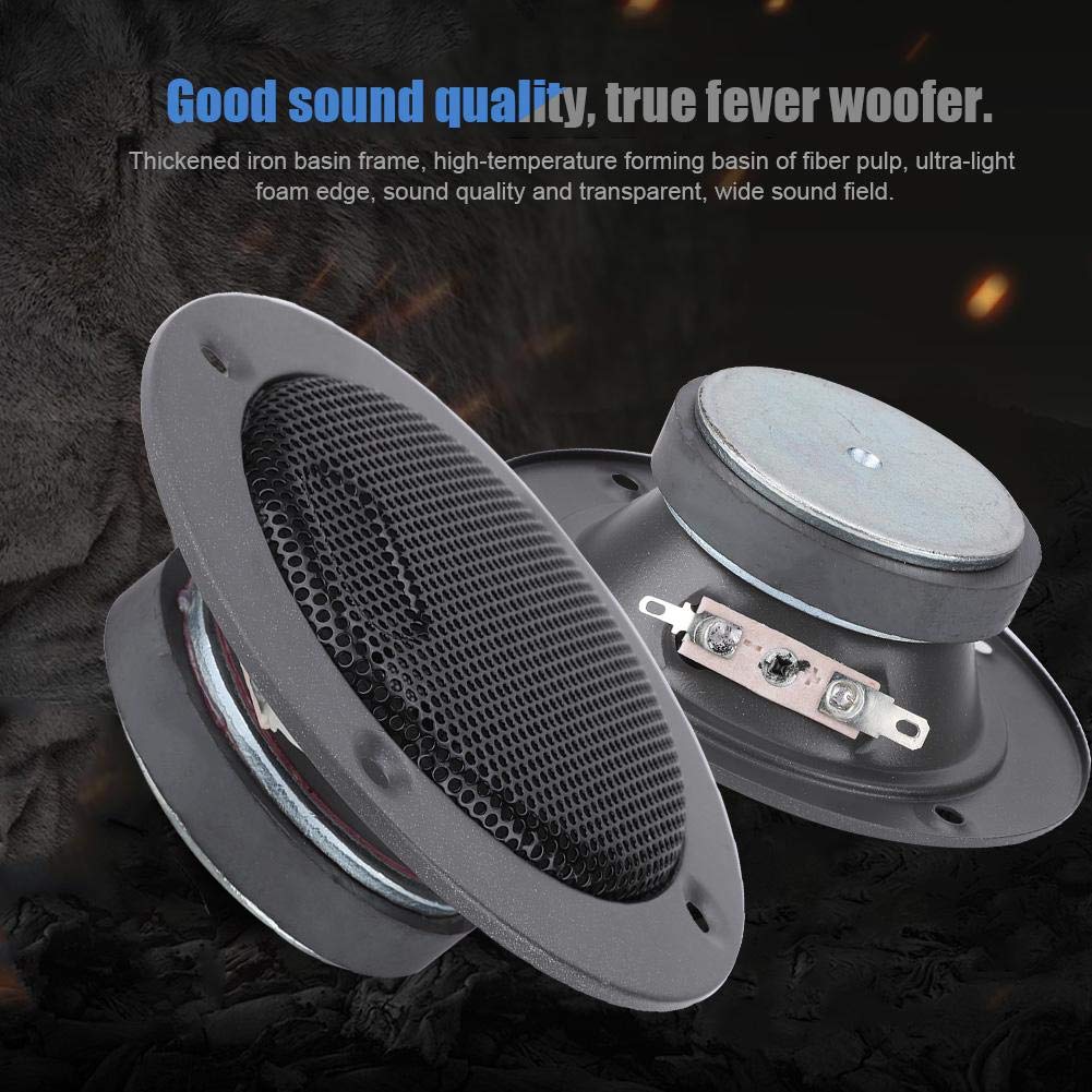 Hakeeta Mini Altavoz de Tweeter de 3 Pulgadas con Circuito Magnético, Accesorios para Bocinas