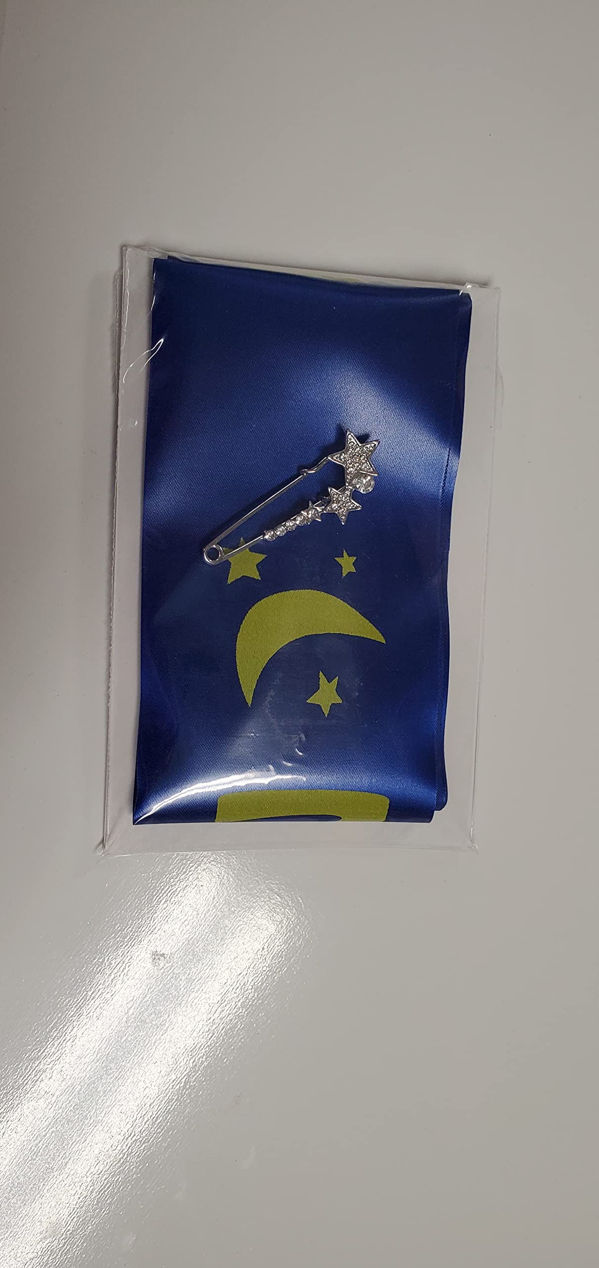 Galaxy Baby Shower Pins para que la familia use en el género revelen el espacio exterior, cohetes temáticos It's a Boy Sprinkle, One Size, cartulina y satén, Sin piedra preciosa