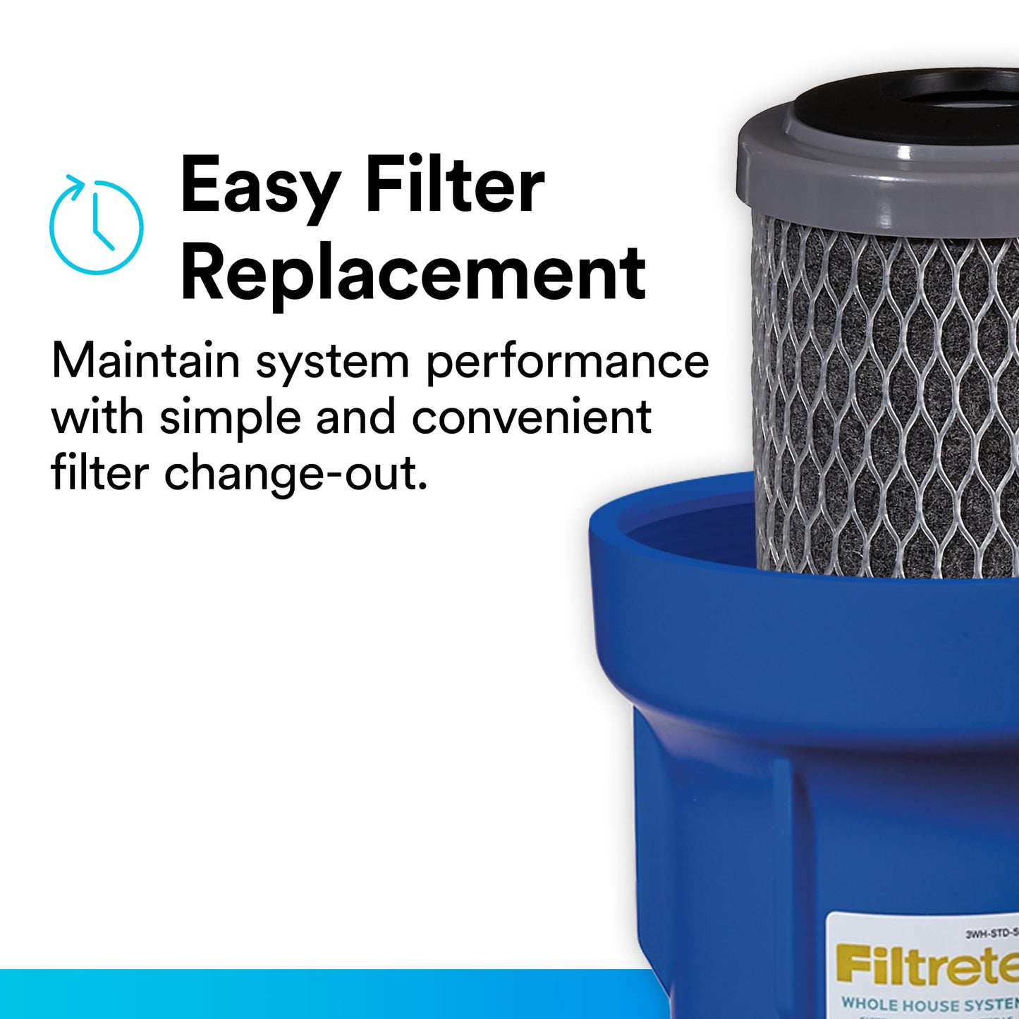 Sistema de Filtro de Agua Filtrete 3 WH-STD-S01 Casa Entera Great Taste Reemplazo