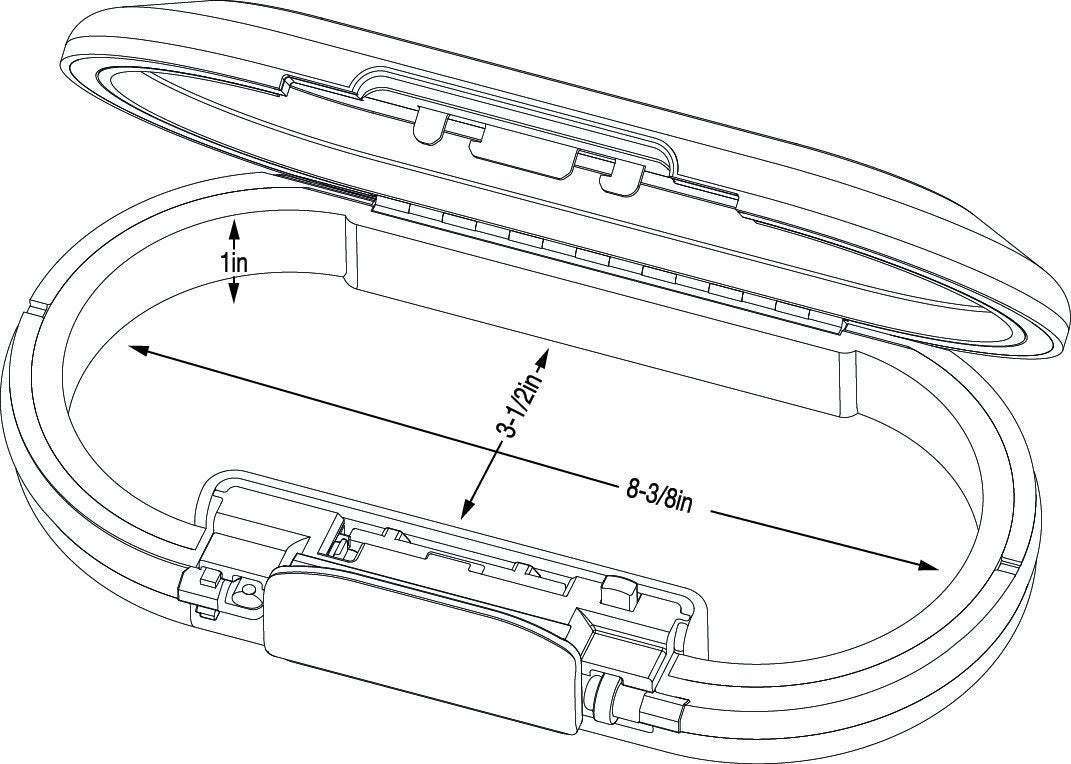 Caja de Seguridad Portátil Master Lock Azul