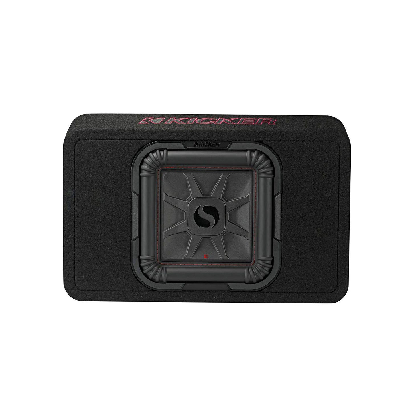 KICKER 46TL7T102 TL7T Subwoofer Solo-Baric de 10" (25cm) en carcasa de perfil delgado, 2 ohmios, 500 vatios