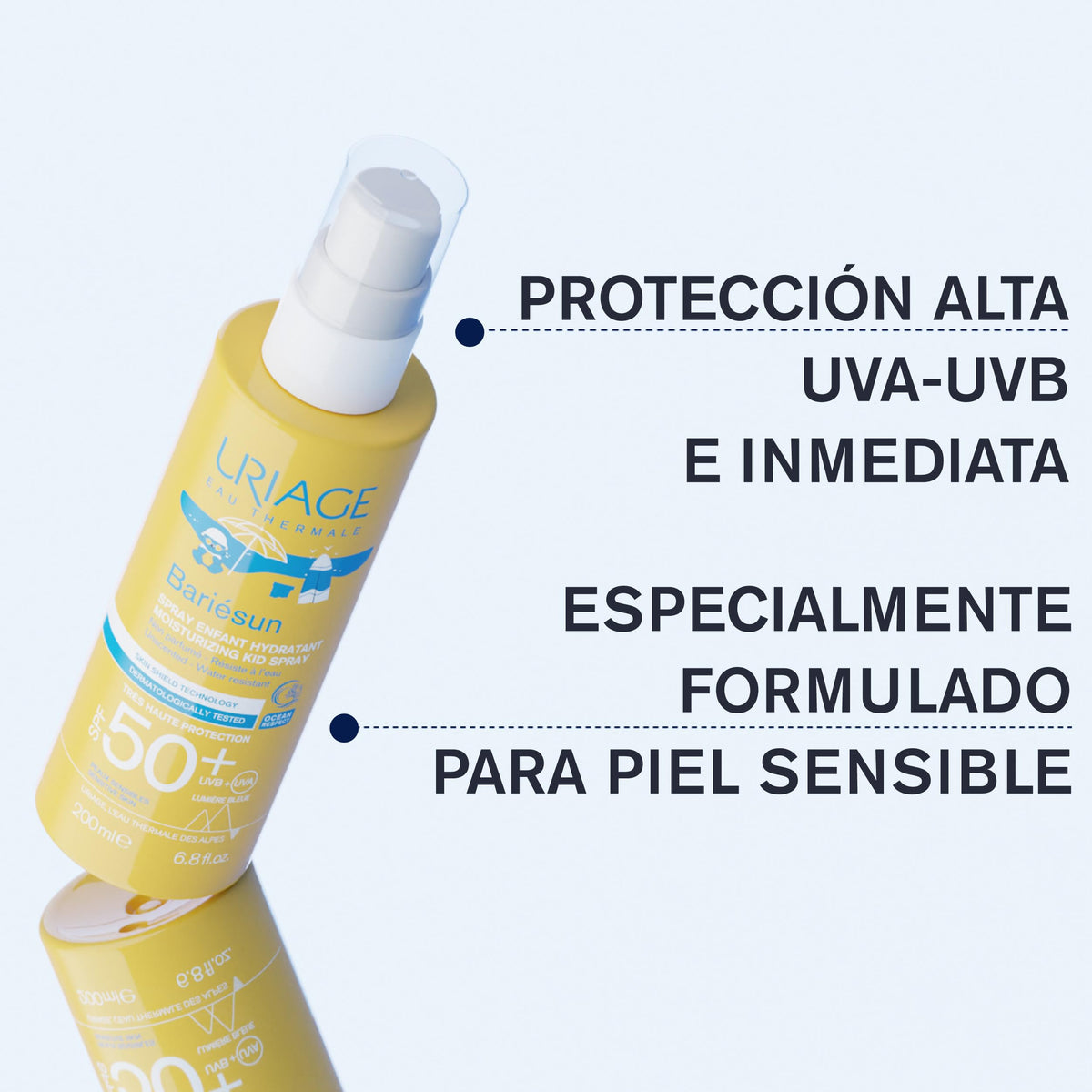 Protector Solar Uriage Bariésun SPF50+ Niños Hidratante Resistente al Agua