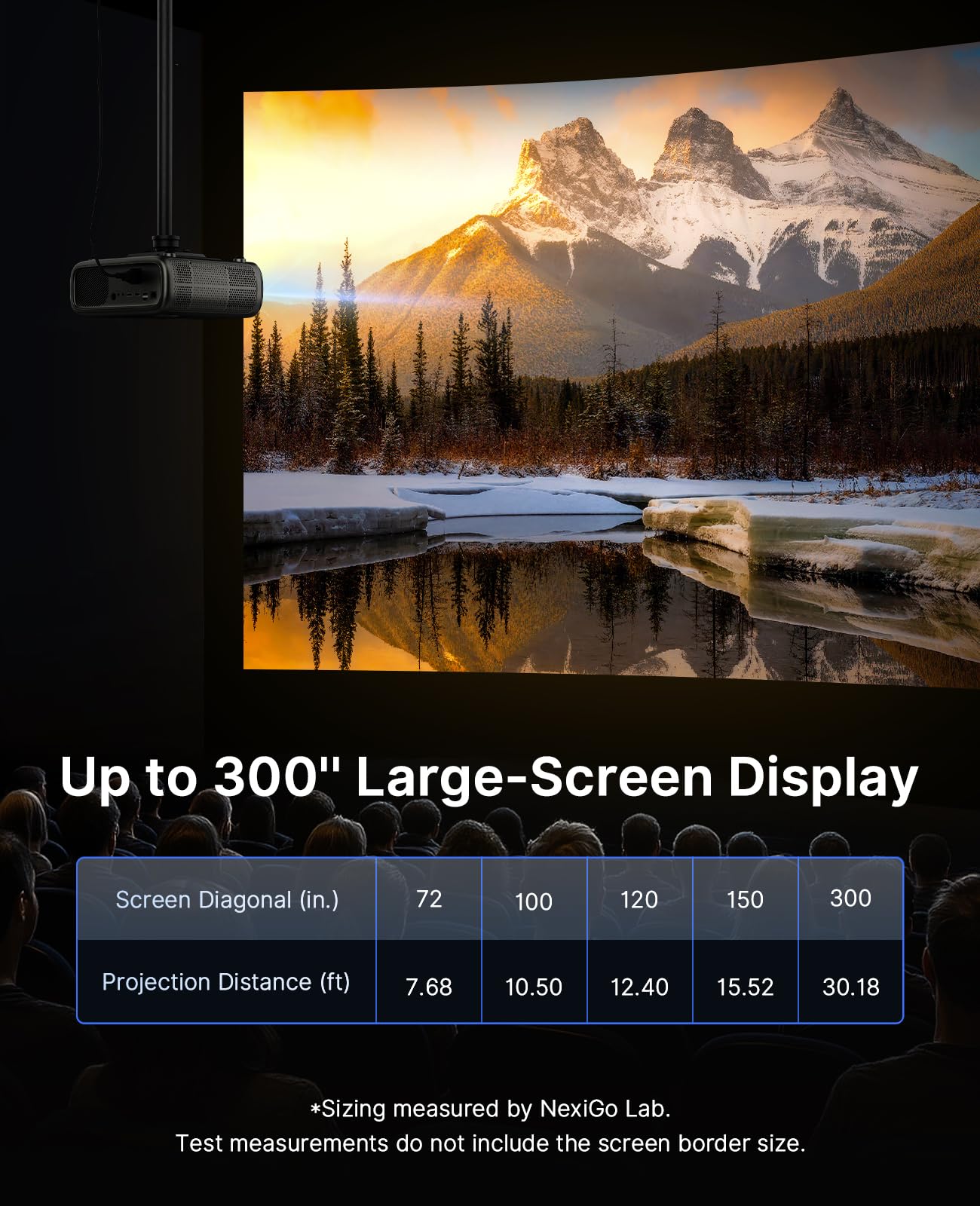 NexiGo PJ40 Pro Google TV Proyector, Native 1080p, soporte 4K, mejora de imagen AI, 800 lúmenes ANSI, proyector inteligente con piedra clave automática, altavoces de 20 W, control remoto