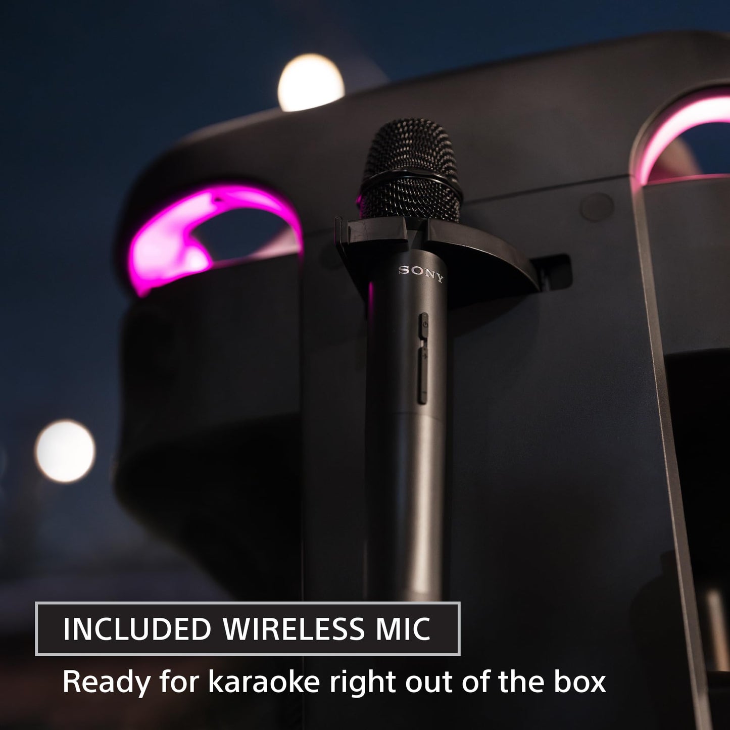 Sony Bocina Bluetooth ULT Tower 10 con Graves intensos y Sonido y Luces 360