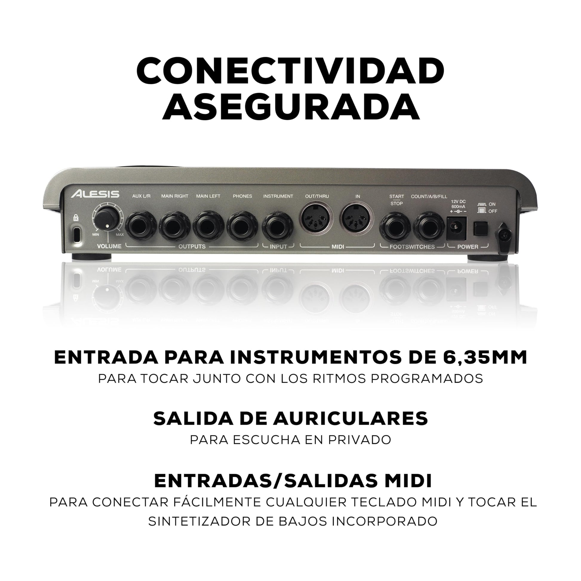 Alesis SR18 - Instrumento de percusión (Gris)
