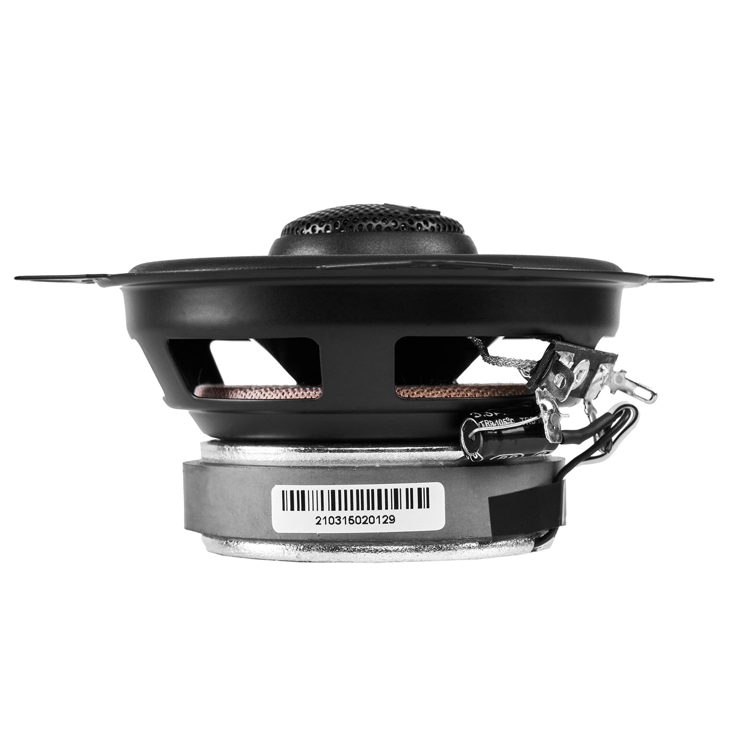 NVX NSP4 N-Series - Altavoces coaxiales para coche (4 pulgadas, 60 W, RMS de 2 vías, con tweeters cúpula de seda, juego de 2