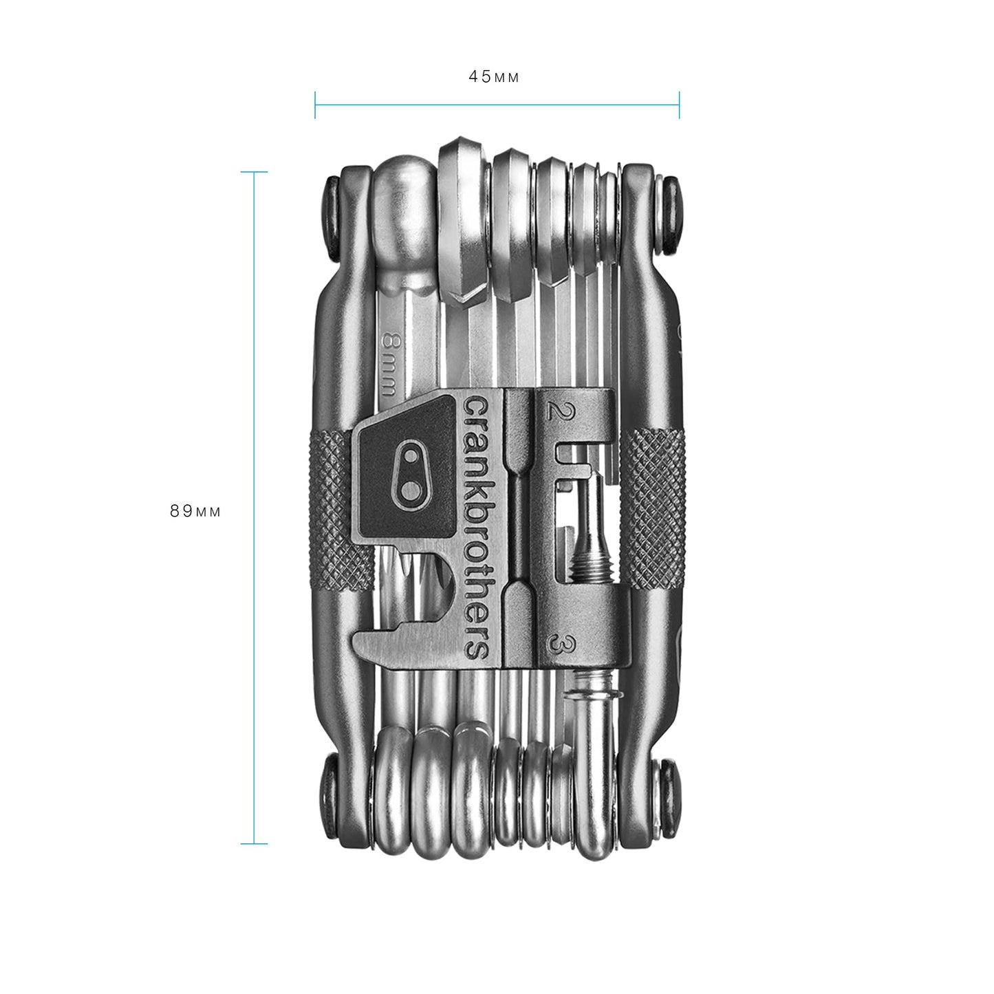 CRANKBROTHERs Crank Brothers - Herramienta Multiusos para Bicicleta (19 Funciones)