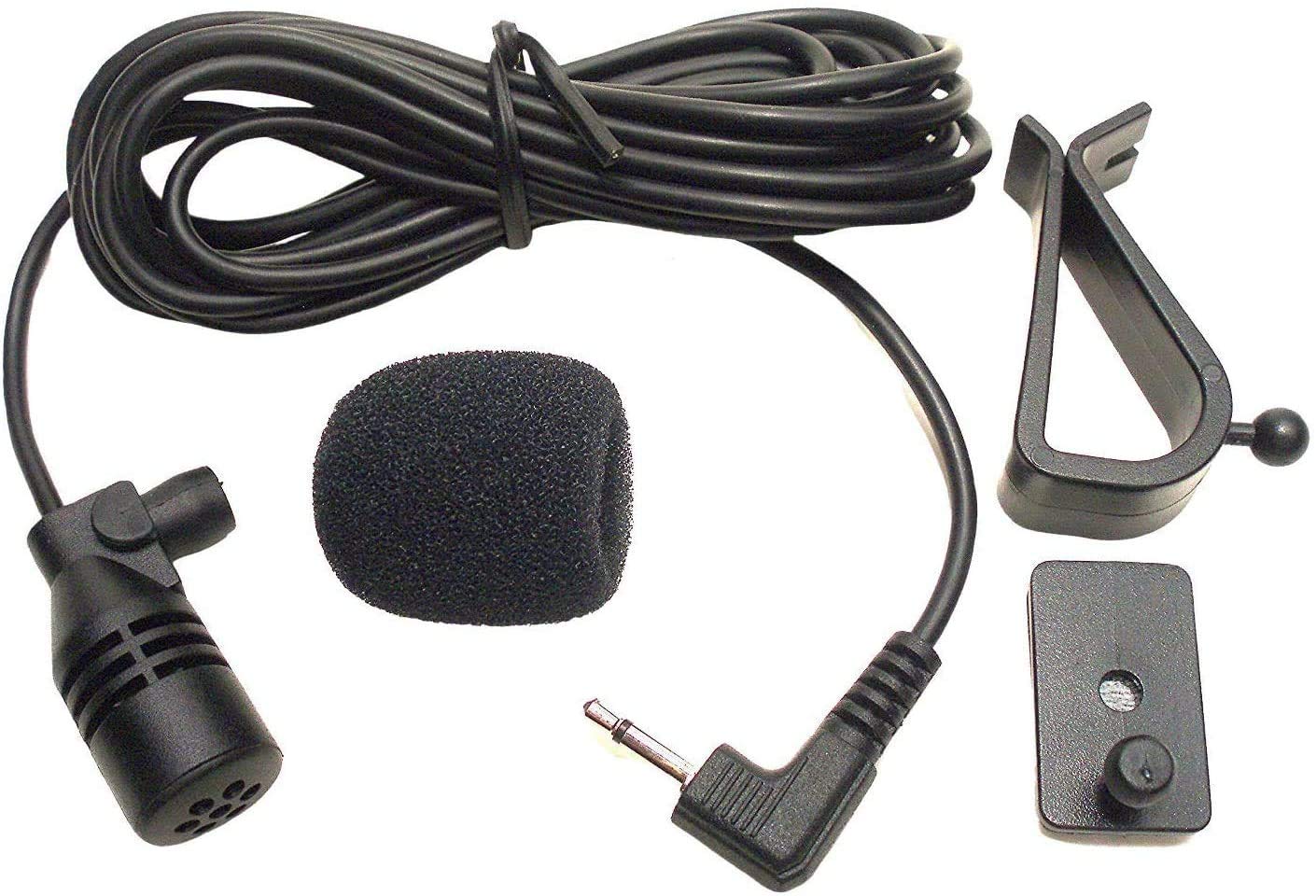 AVH-W4500NEX Micrófono Micrófono de 2,5 mm Compatible con Pioneer DMH-1500NEX, MVH1400NEX, AVH-1400NEX, AVH-2400NEX, AVH-2500NEX, AVH-W4500NEX, AVH-W4400NEX, AVH-220EX, MVV H-300EXEXEXEXReceptor