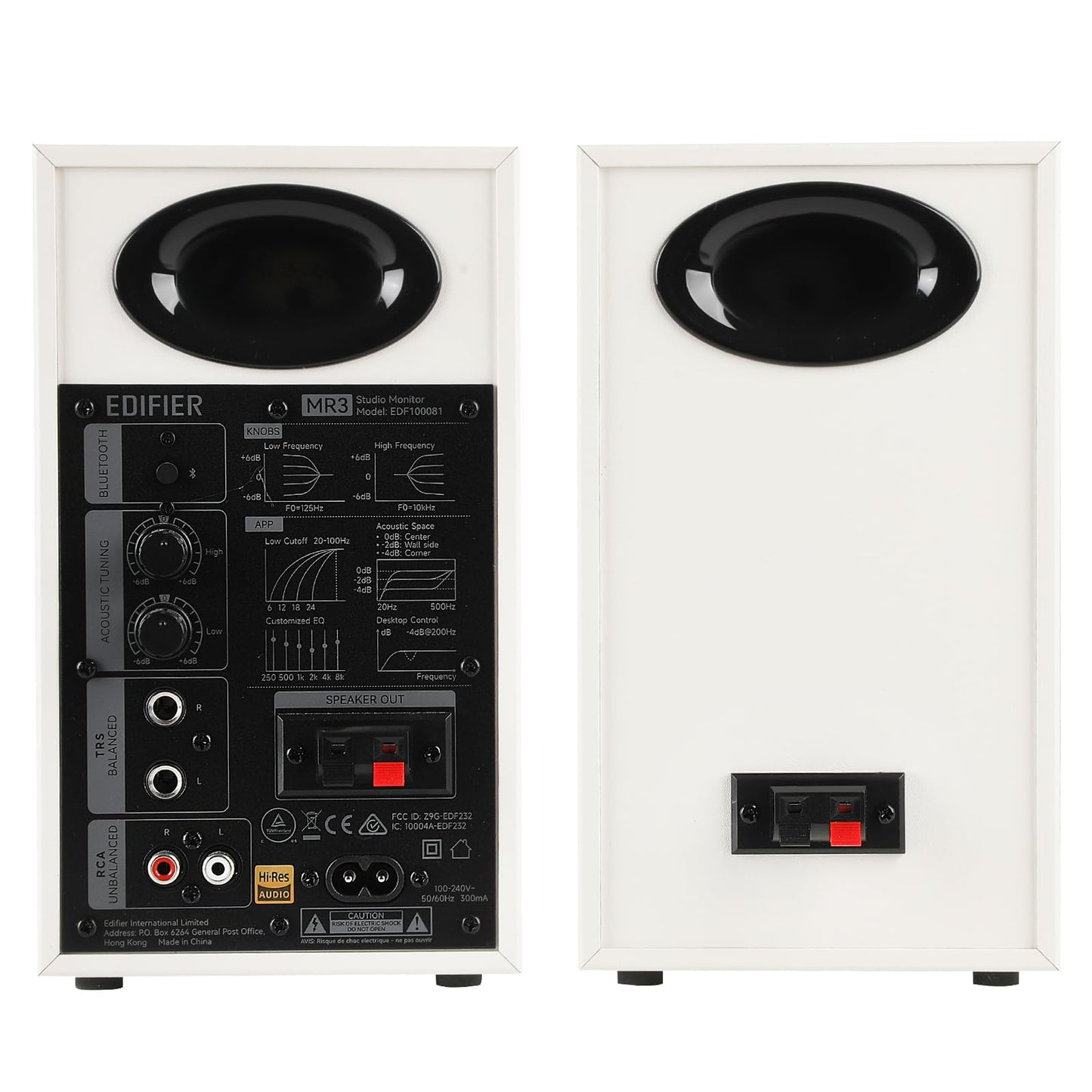 Edifier MR3 Bluetooth Powered Studio Monitor Speakers2.0 36 Watts (White)
