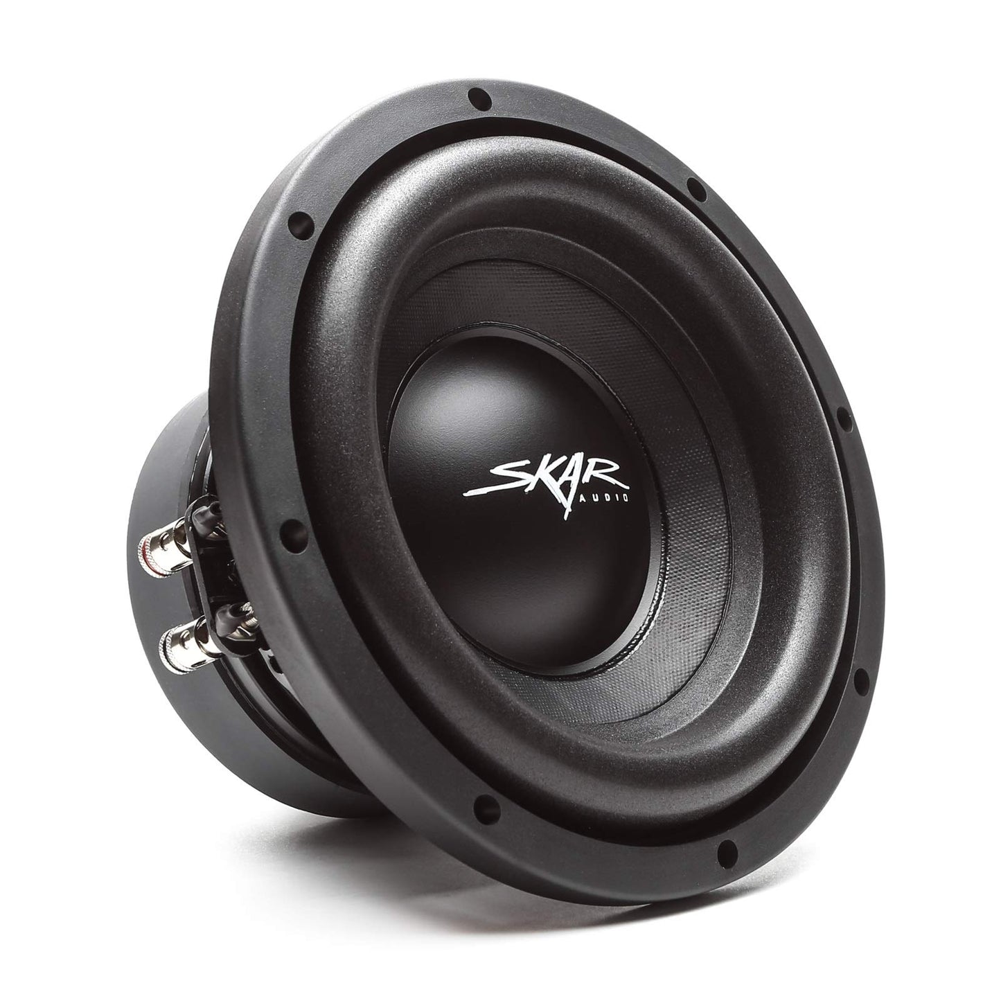Skar Audio Dual - Paquete Completo de Graves de subwoofer de 1400 W de la Serie SDR de 8 Pulgadas, Incluye Caja cargada con Amplificador