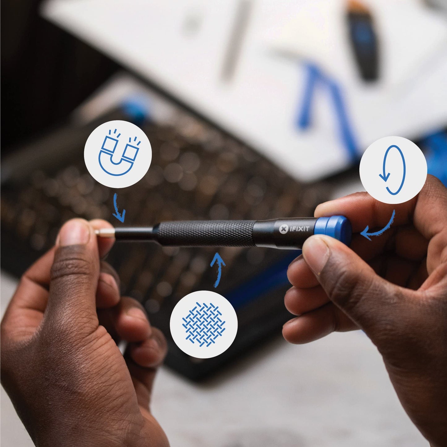 iFixit Pro Tech Toolkit - Kit de herramientas Pro Tech Reparar Móviles Smartphones, Portátiles y otros Electrónicos