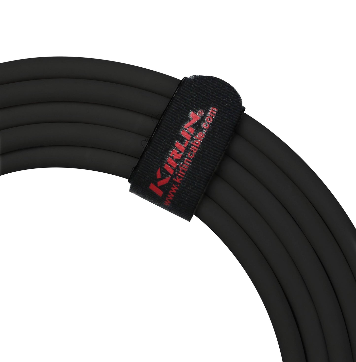 KIRLIN Cable de 1/4 pulgada LGI-202-10/BK 10 pies Straight to Right con Jacket PVC