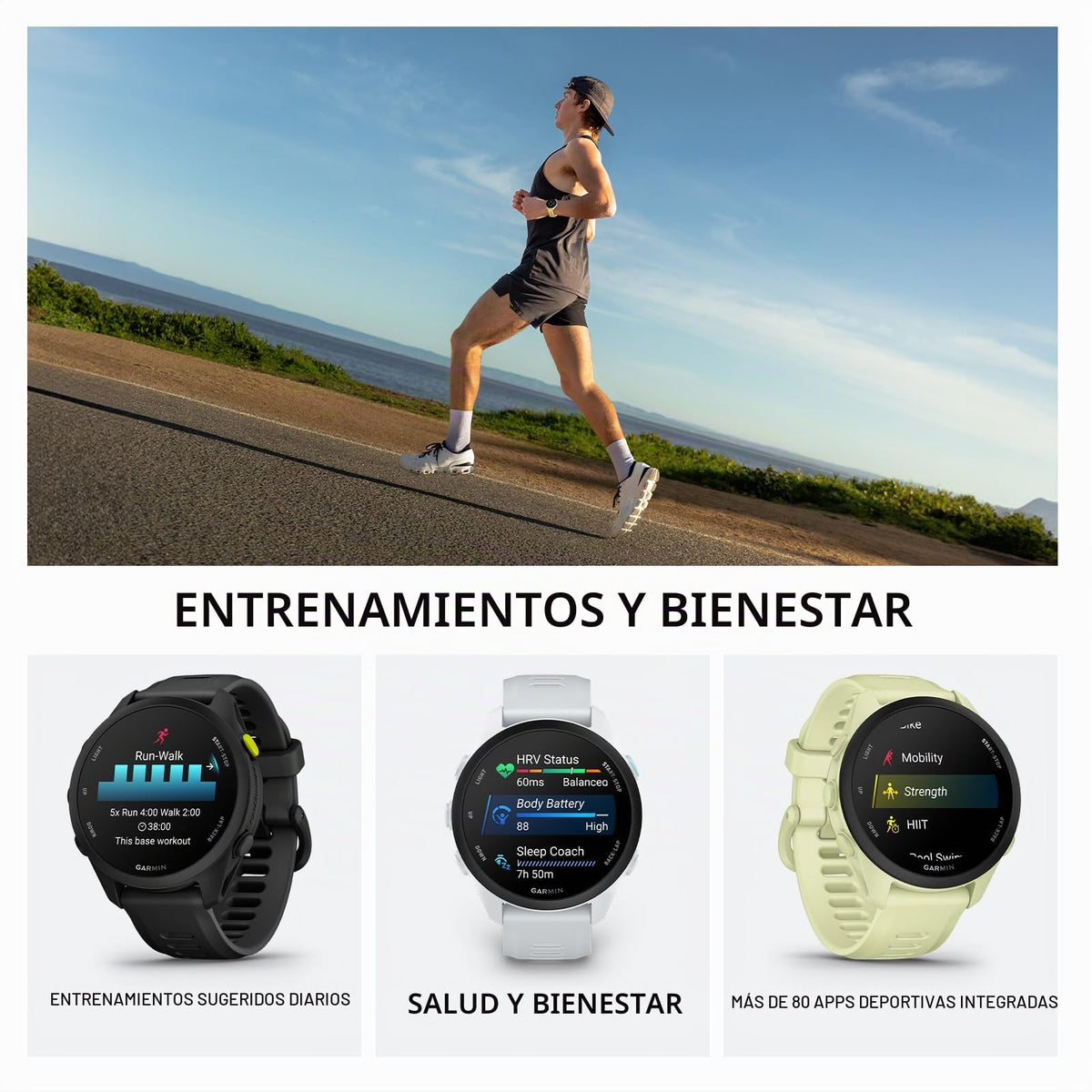 Reloj Garmin Forerunner Whitestone 70
