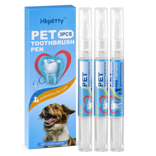 Cepillo de Dientes para Mascotas Herramienta para Eliminar el Sarro 3PCS