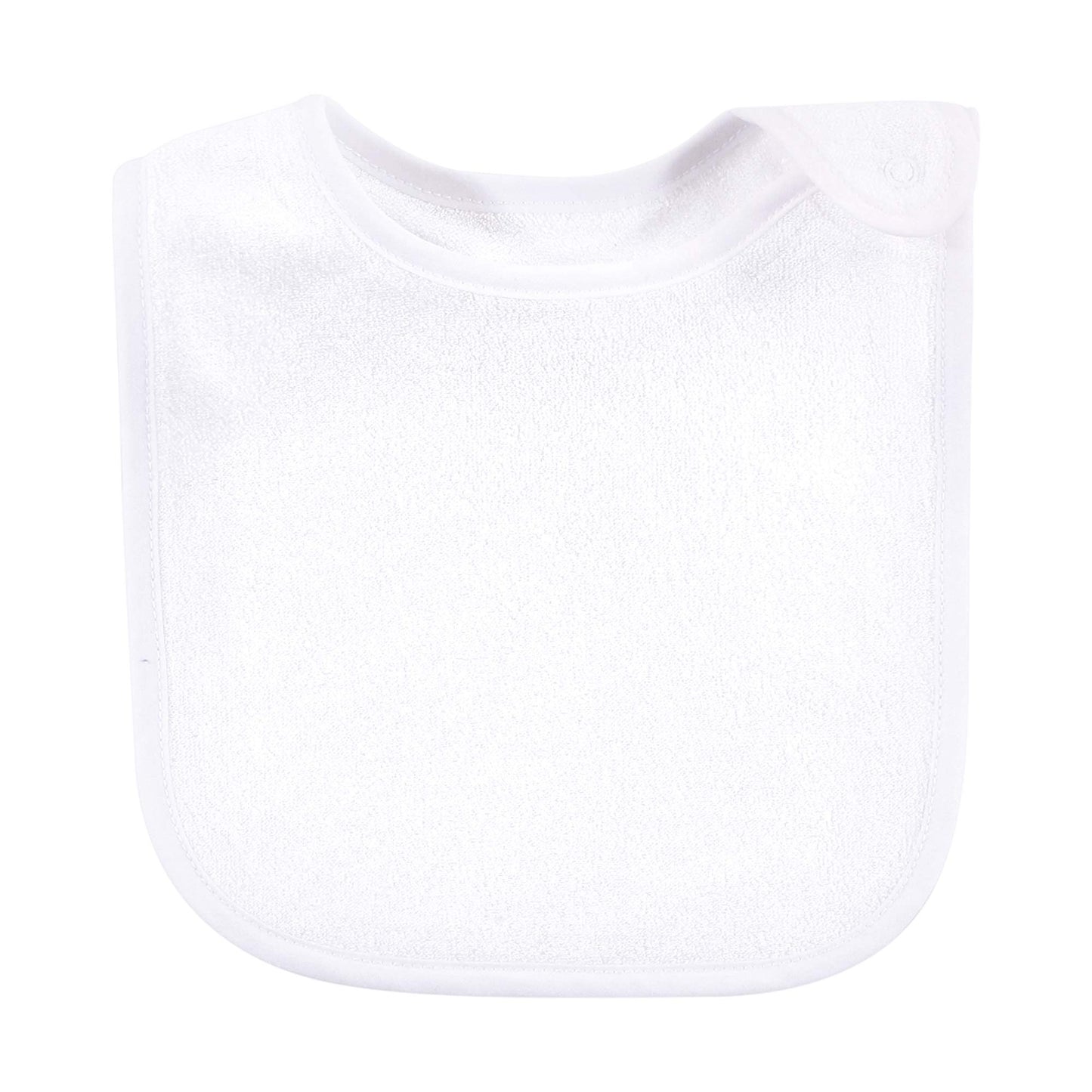 Hudson Baby - Baberos unisex de rayón de rizo de bambú, color negro, blanco, talla única