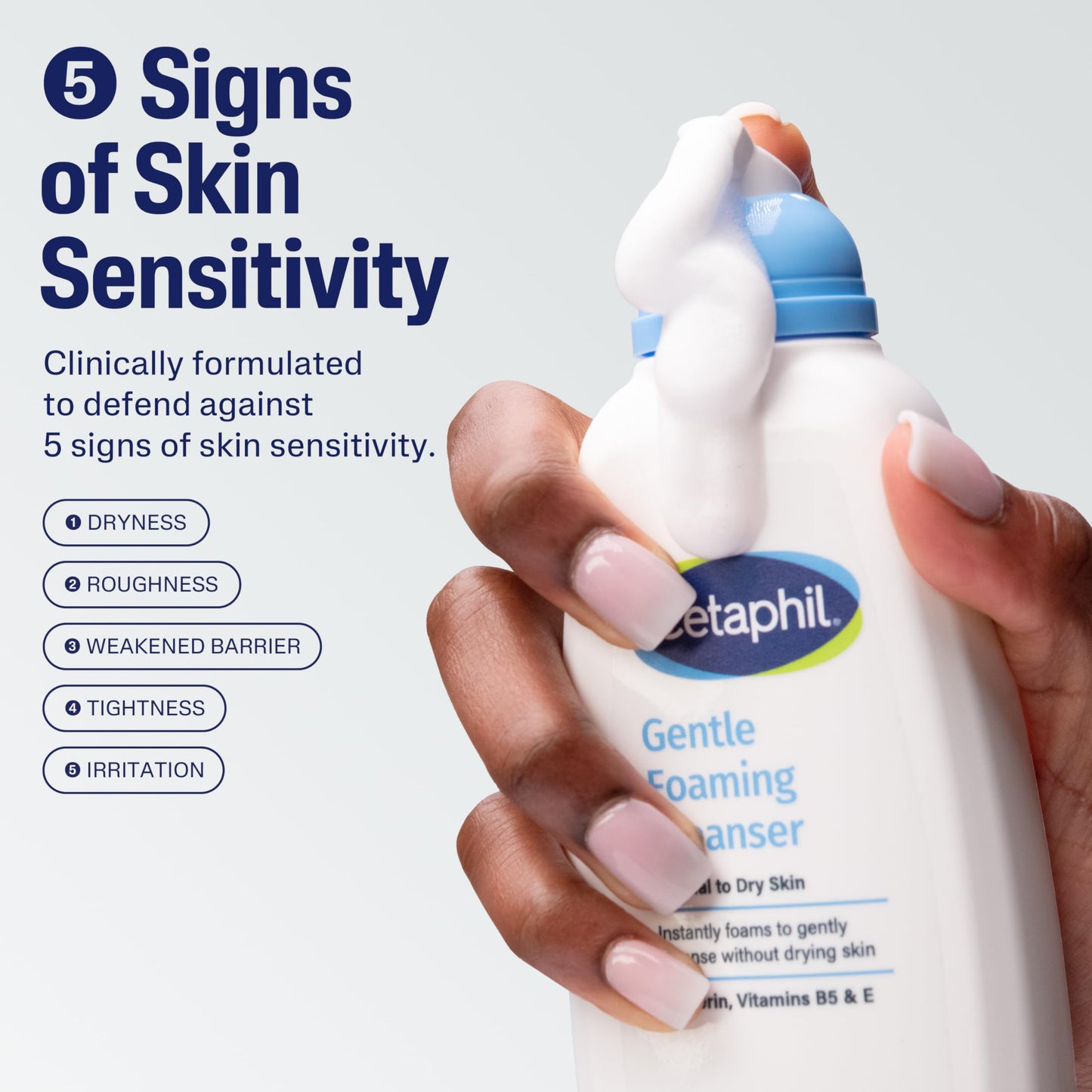 Cetaphil Cetaphil Gentle Goaming Cleanser, Fragrance-free, 8 ounce, Paquete de 2