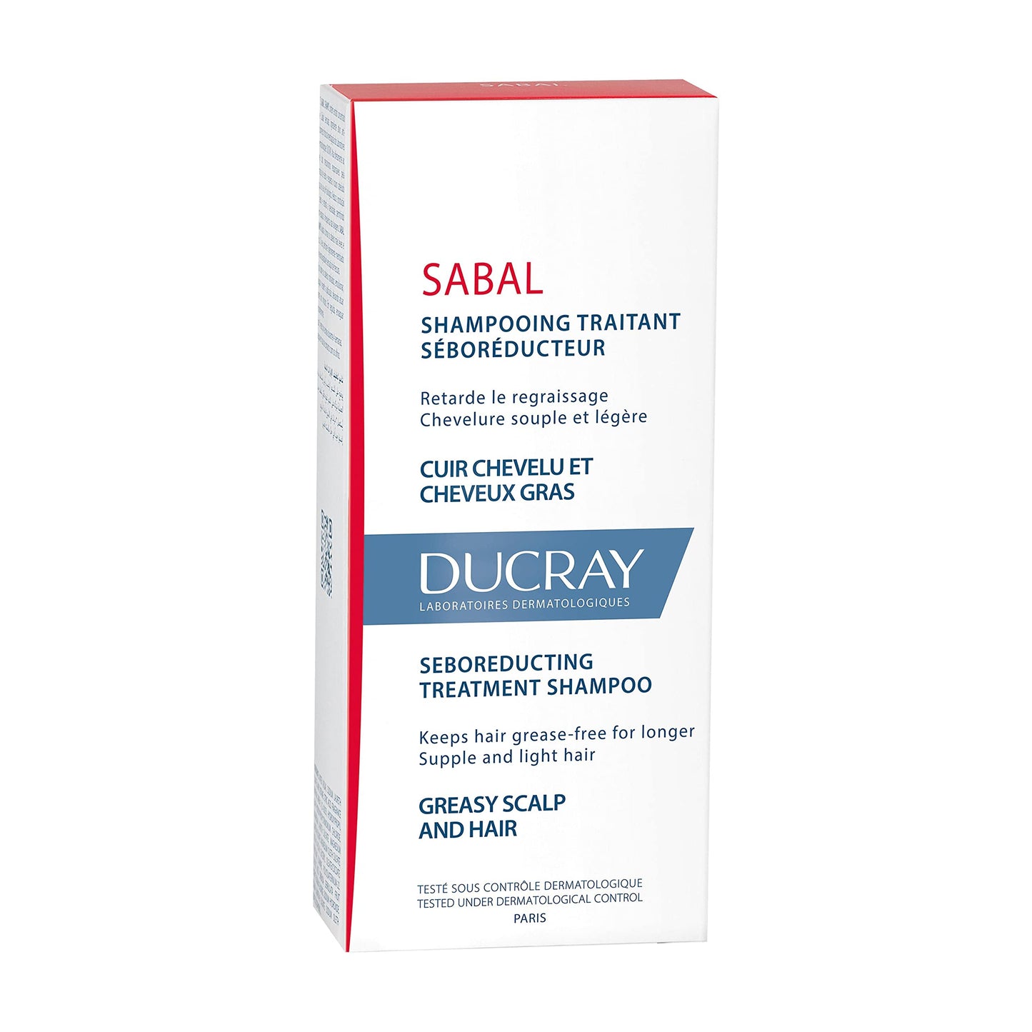 Ducray Sabal Shampoo Regulador de Grasa, Cabello Graso 200ml